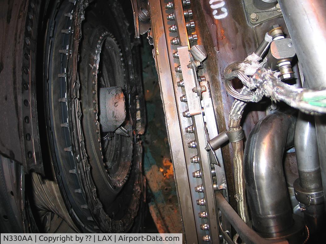N330AA, 1987 Boeing 767-223 C/N 22330, #1 Shells & Takes out #2