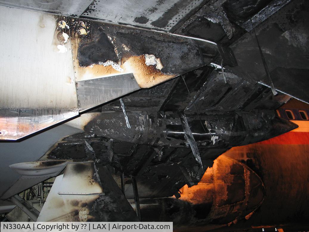 N330AA, 1987 Boeing 767-223 C/N 22330, #1 Shells & Takes out #2