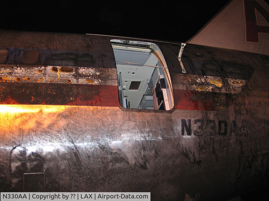 N330AA, 1987 Boeing 767-223 C/N 22330, #1 Shells & Takes out #2