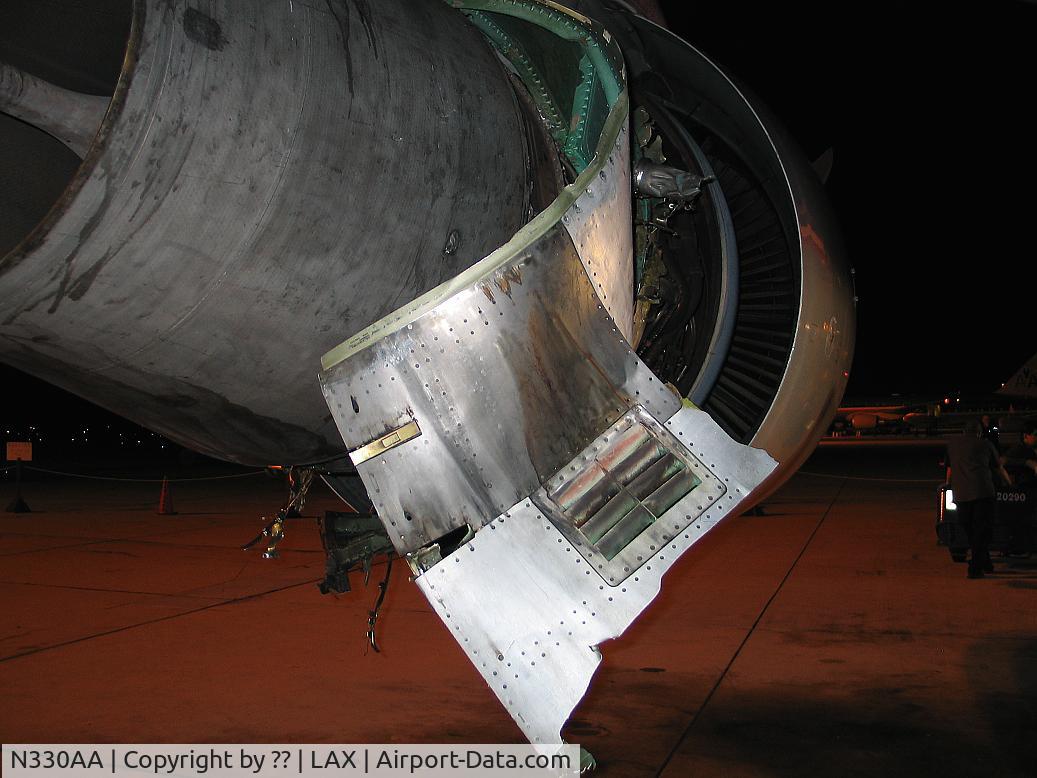 N330AA, 1987 Boeing 767-223 C/N 22330, #1 Shells & Takes out #2