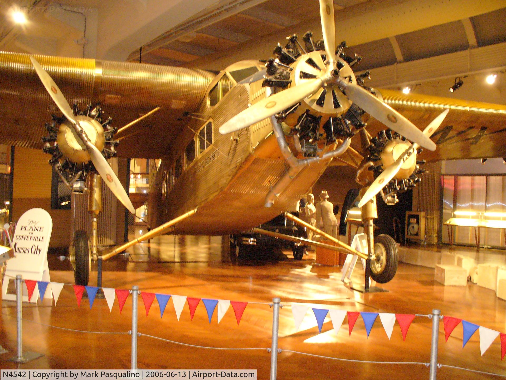 N4542, 1928 Ford 4-AT-B Tri-Motor C/N 15, 1928 Ford 4AT-B Trimotor  N4542