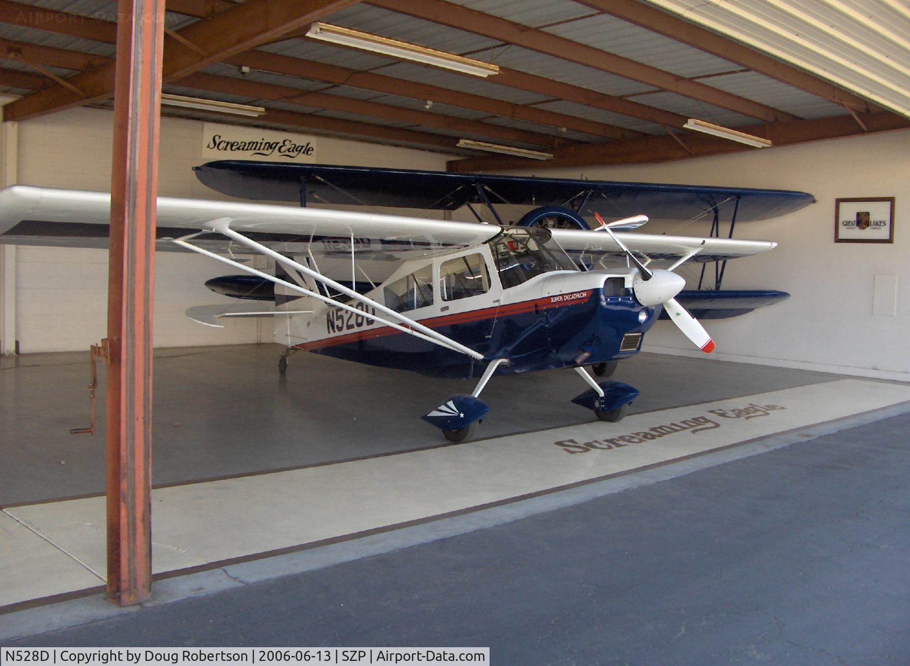 N528D, 2005 American Champion 8KCAB Super Decathlon C/N 1010-2005, 2005 American Champion 8KCAB SUPER DECATHLON, Lycoming AEIO-360 180 Hp