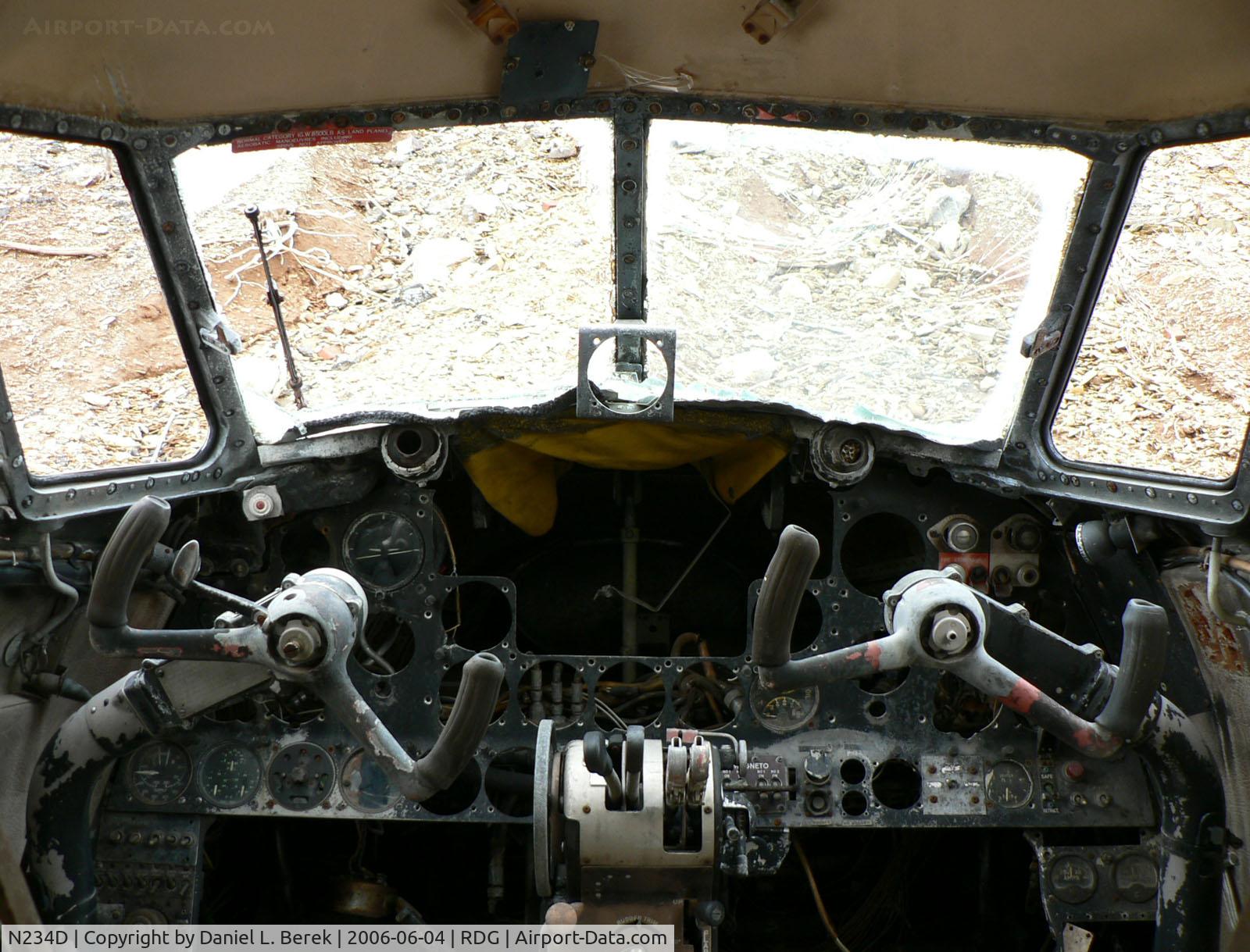 N234D, 1959 De Havilland DH-104 Dove 6A C/N 04387, The front office of N234D does not look much better....