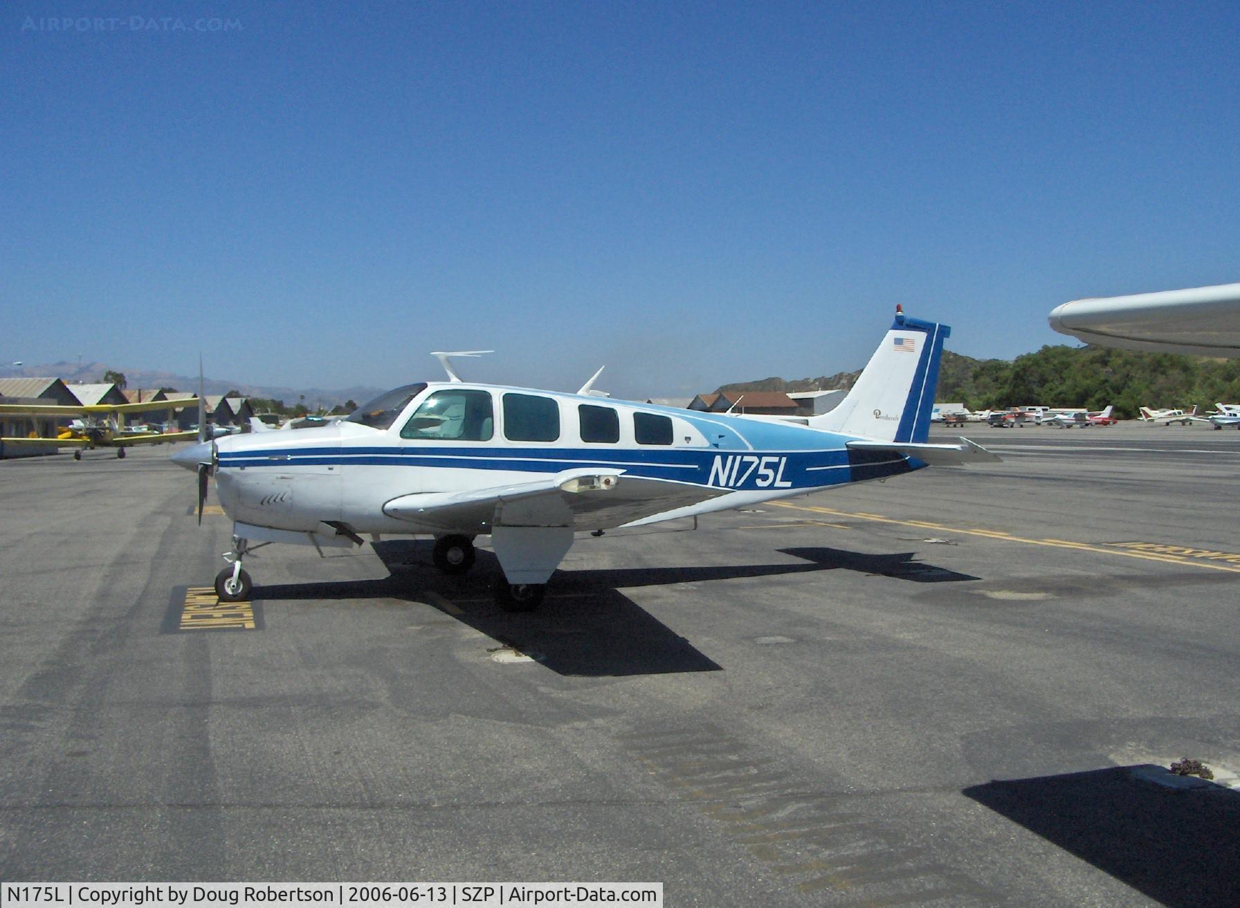 N175L, 1977 Beech A36 Bonanza 36 C/N E-985, 1977 Beech A36 BONANZA, Continental IO-520-BA 285 Hp