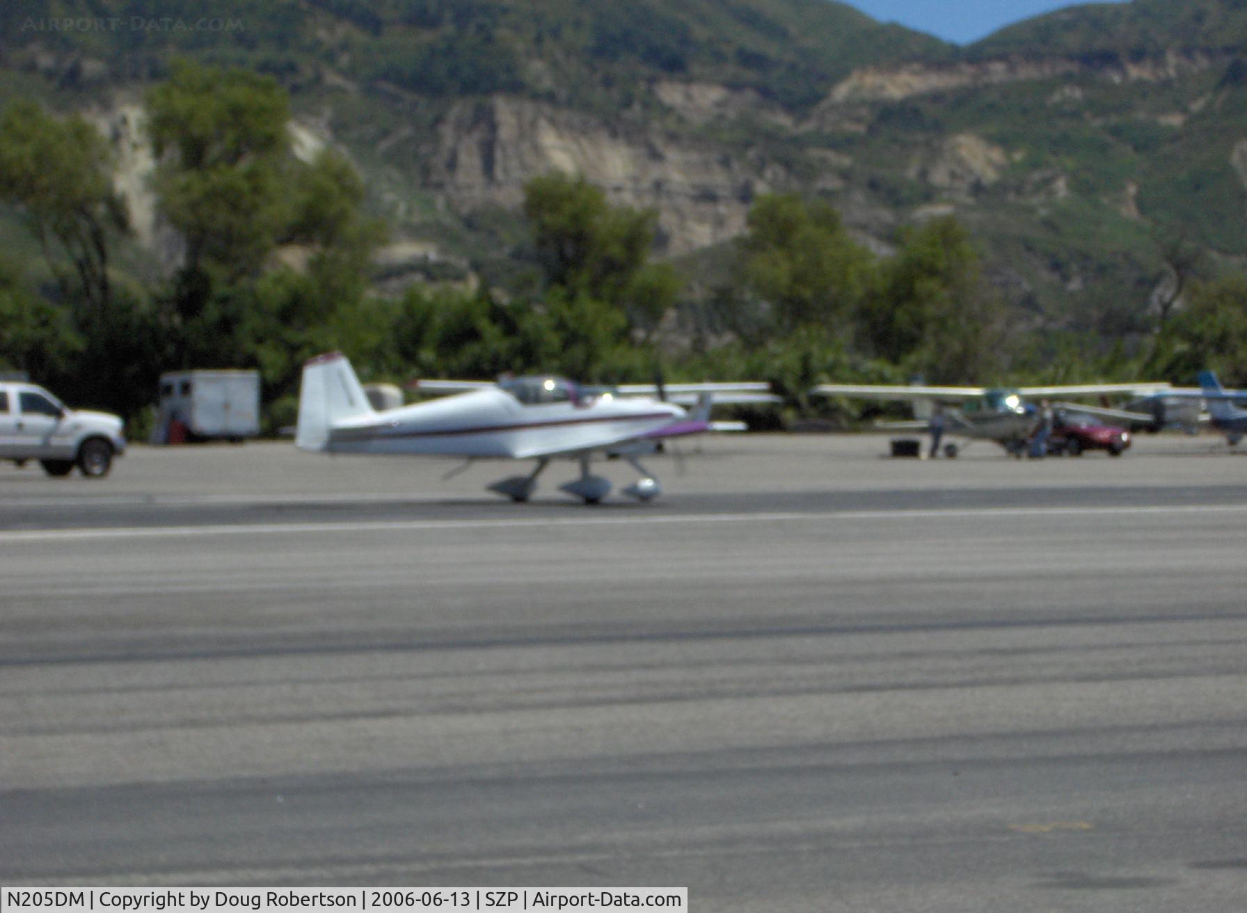 N205DM, 1999 Vans RV-6A C/N 60205, 1999 McMullen VAN'S RV-6A, takeoff roll Runway 22