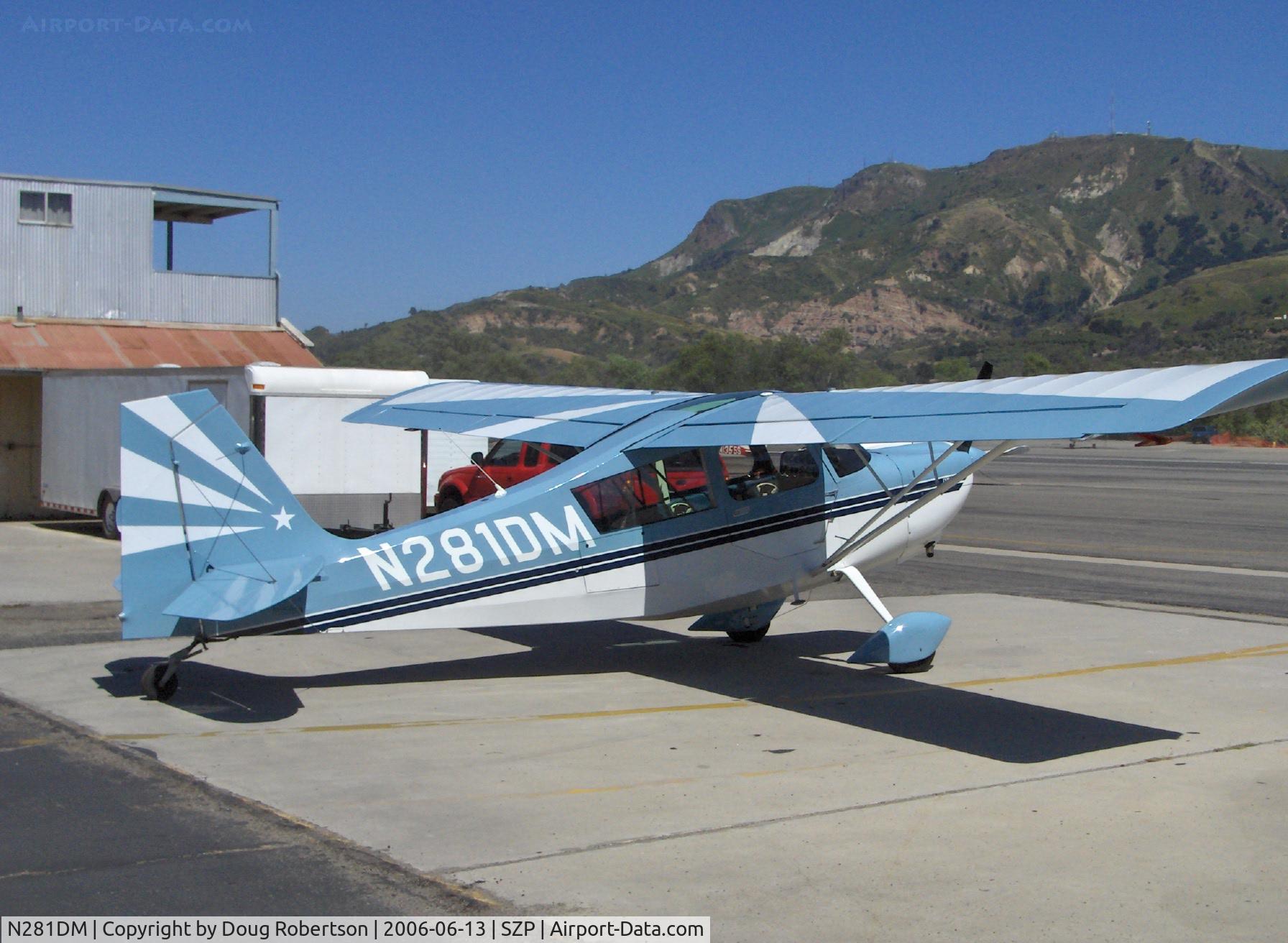 N281DM, 1999 American Champion 7GCBC C/N 1258-99, 1999 American Champion 7GCBC EXPLORER, Lycoming O-320-A2B 150 Hp