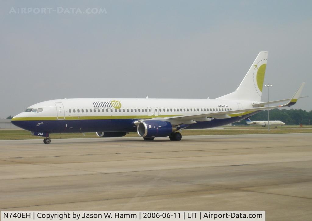 N740EH, 2006 Boeing 737-8DC C/N 34596, Business charter