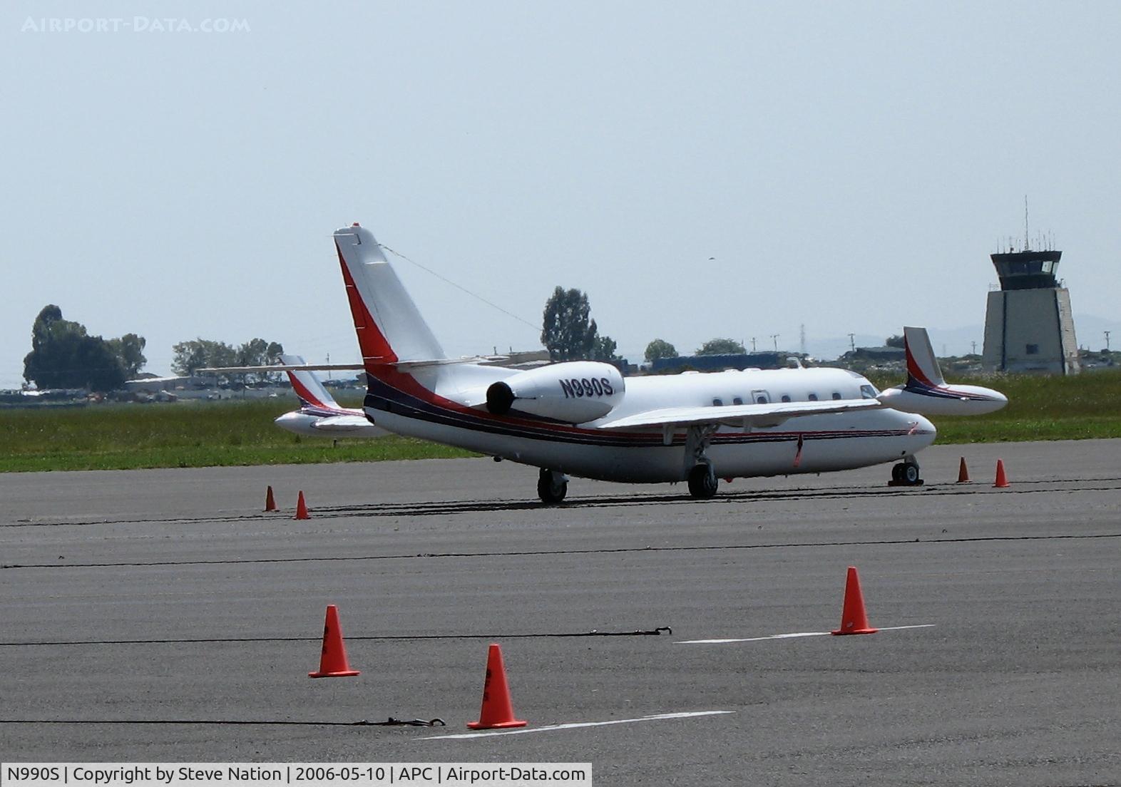 N990S, 1981 Israel Aircraft Industries IAI-1124A Westwind II C/N 322, Boomerang Air 1981 Israeli Aircraft Industries 1124A with winglets  @ Napa County Airport, CA
