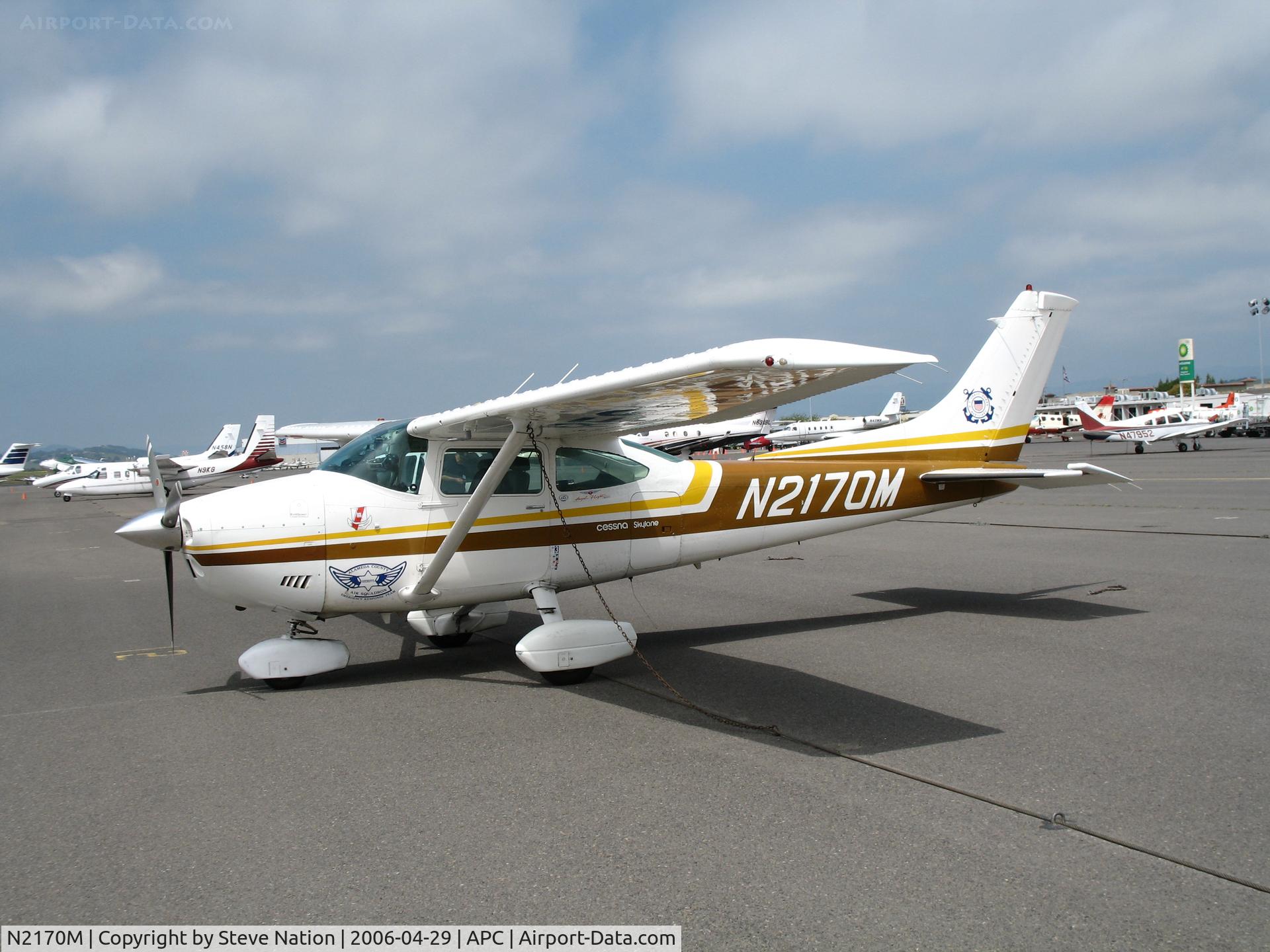 N2170M, 1976 Cessna 182P Skylane C/N 18265133, Alameda County Sheriffs Air Squadron 1976 Cessna 172P @ Napa County Airport, CA