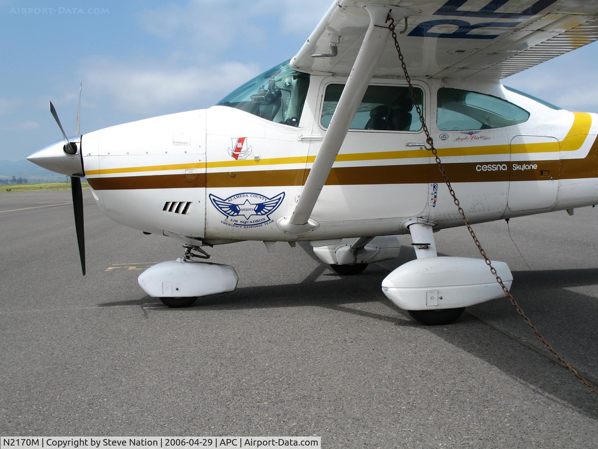 N2170M, 1976 Cessna 182P Skylane C/N 18265133, Alameda County Sheriffs Air Squadron 1976 Cessna 172P @ Napa County Airport, CA