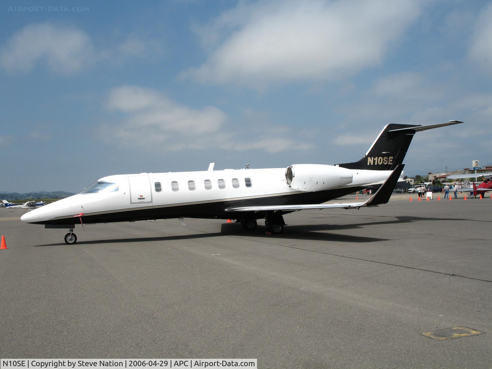 N10SE, 2000 Learjet Inc 45 C/N 45-2032, Ram Air 2005 Learjet 45 in new colors @ Napa County Airport, CA