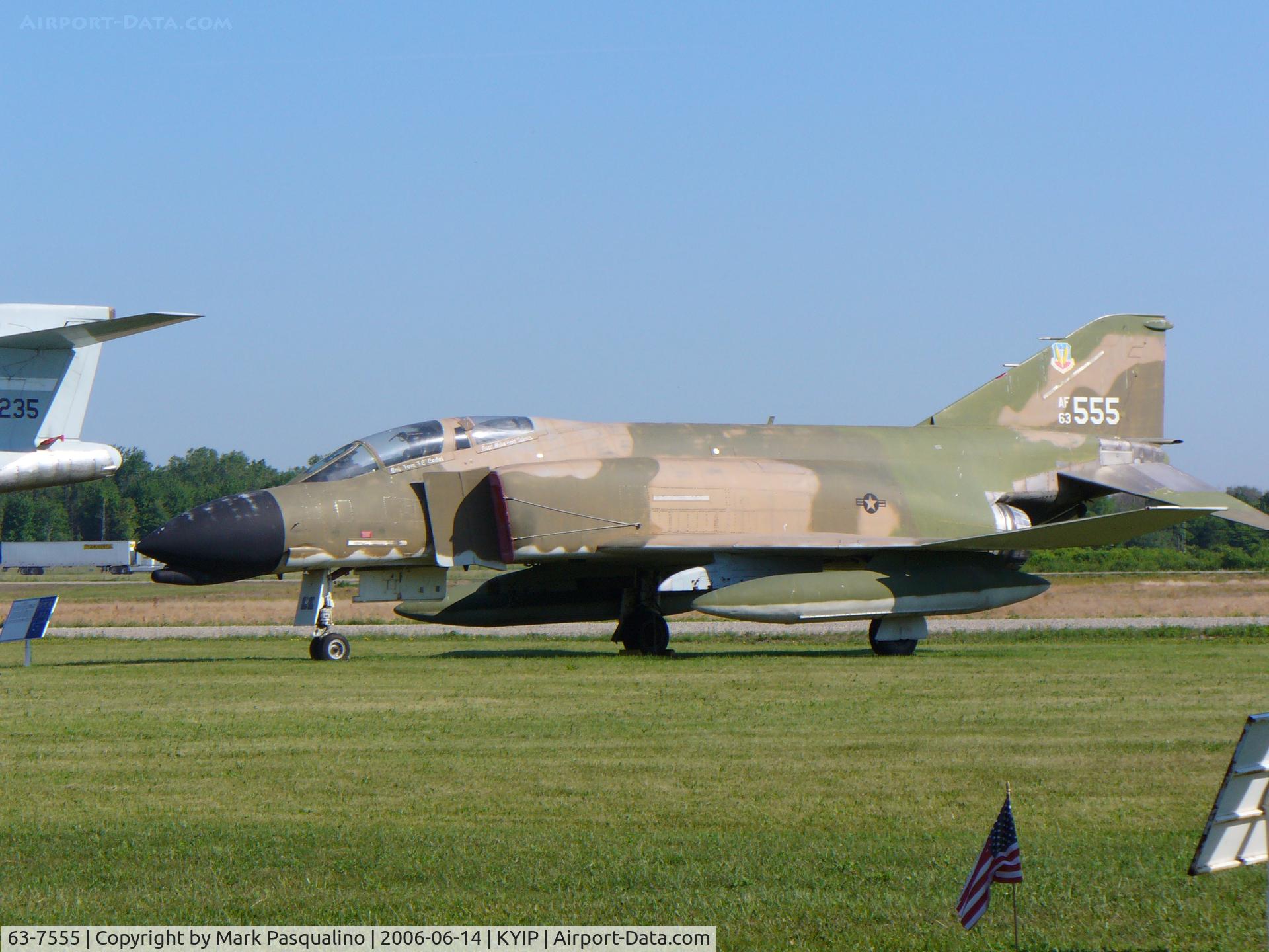 63-7555, 1964 McDonnell F-4C-24-MC Phantom II C/N 592, F-4C