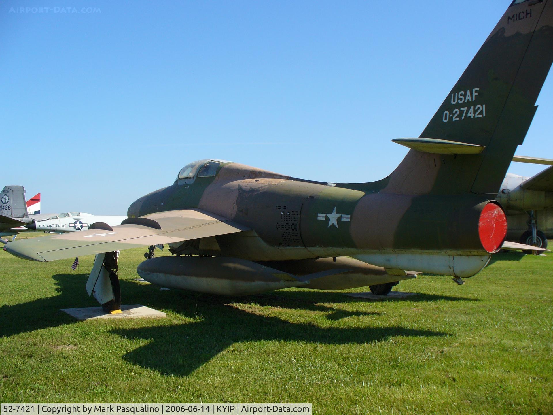 52-7421, 1955 Republic RF-84F Thunderflash C/N 52-7346, Republic RF-84F