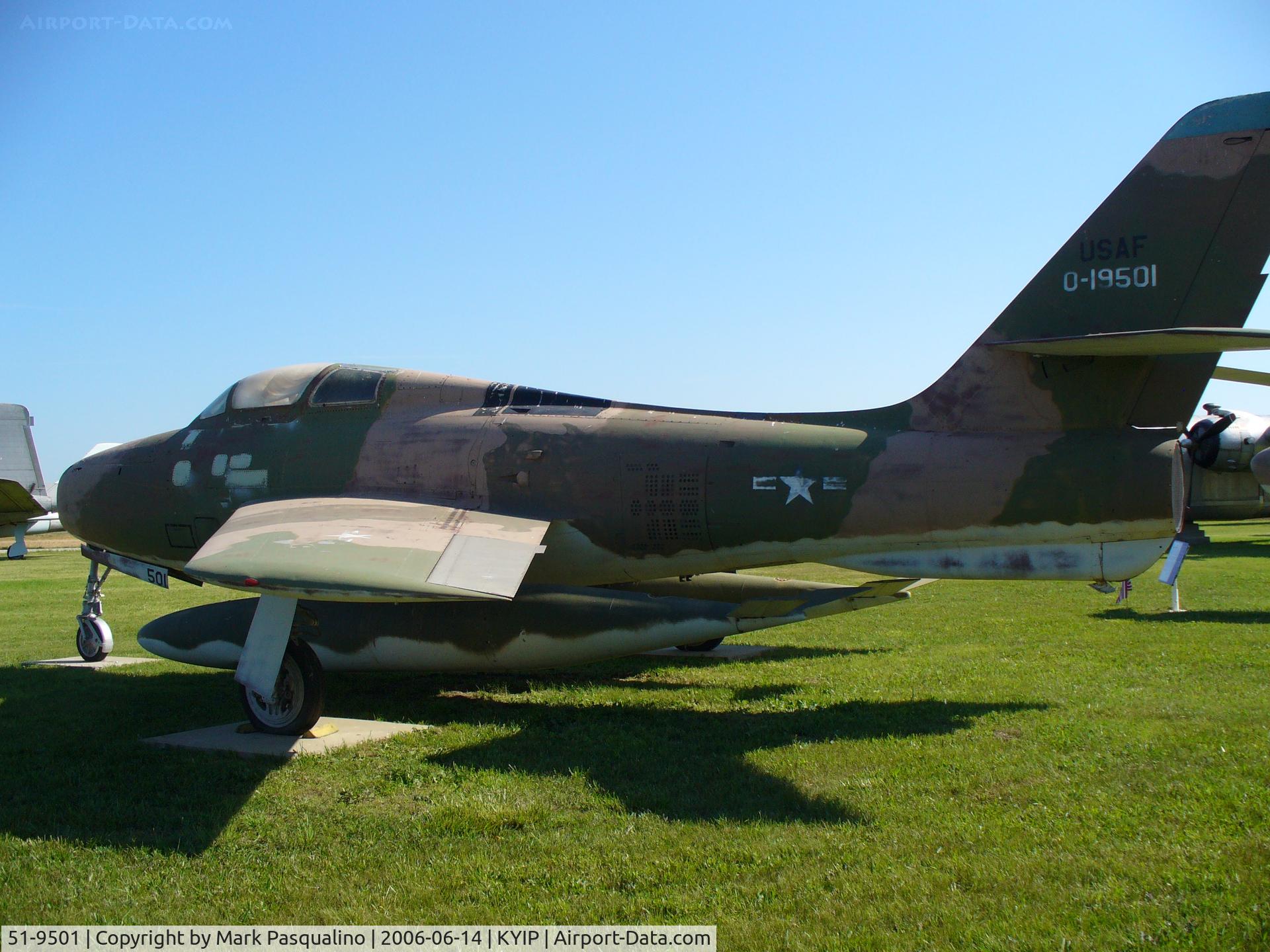 51-9501, 1951 General Motors F-84F Thunderstreak C/N Not found 51-9501, Republic F-84F