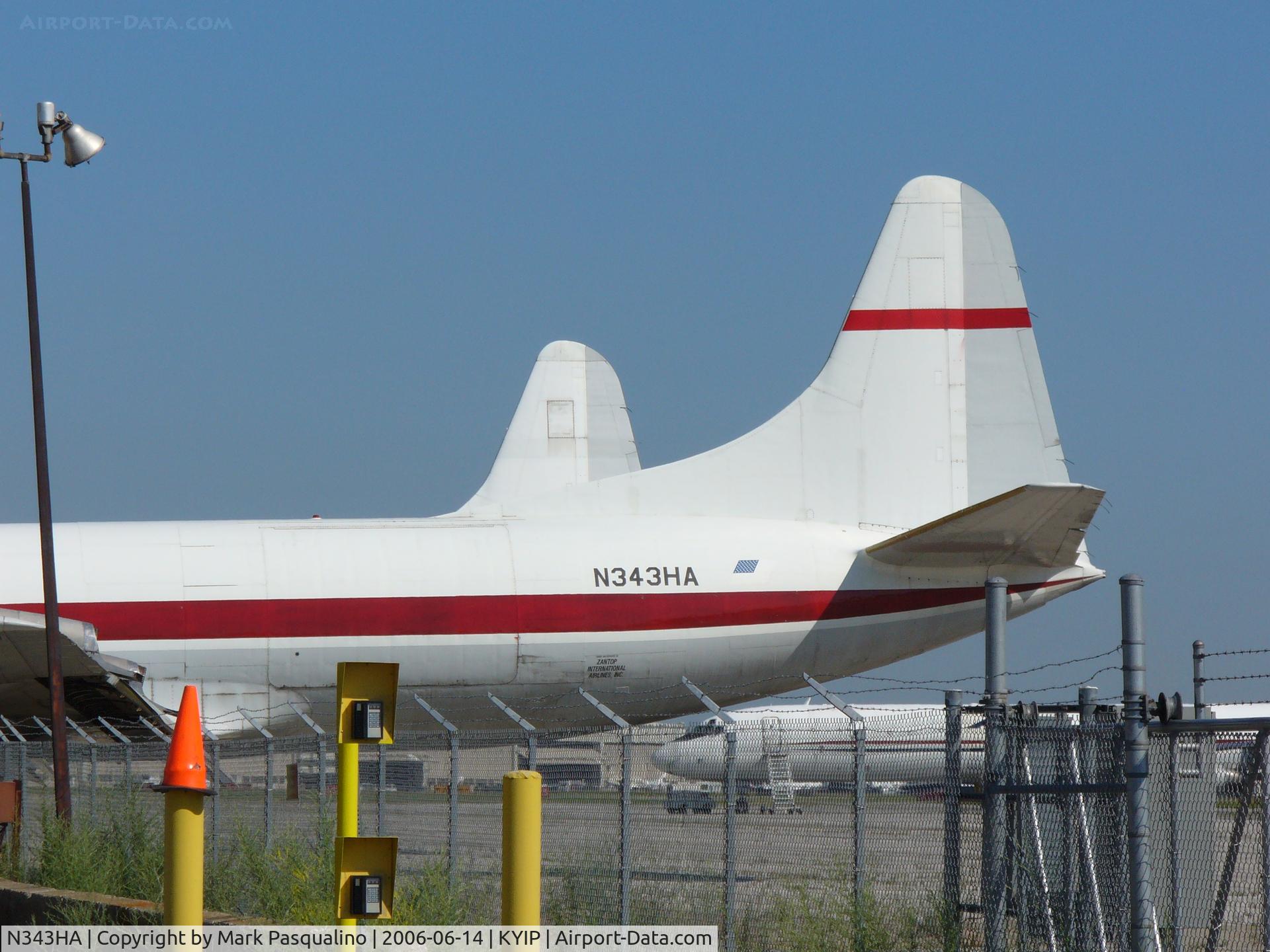 N343HA, 1959 Lockheed L-188A(F) Electra C/N 1053, L-188