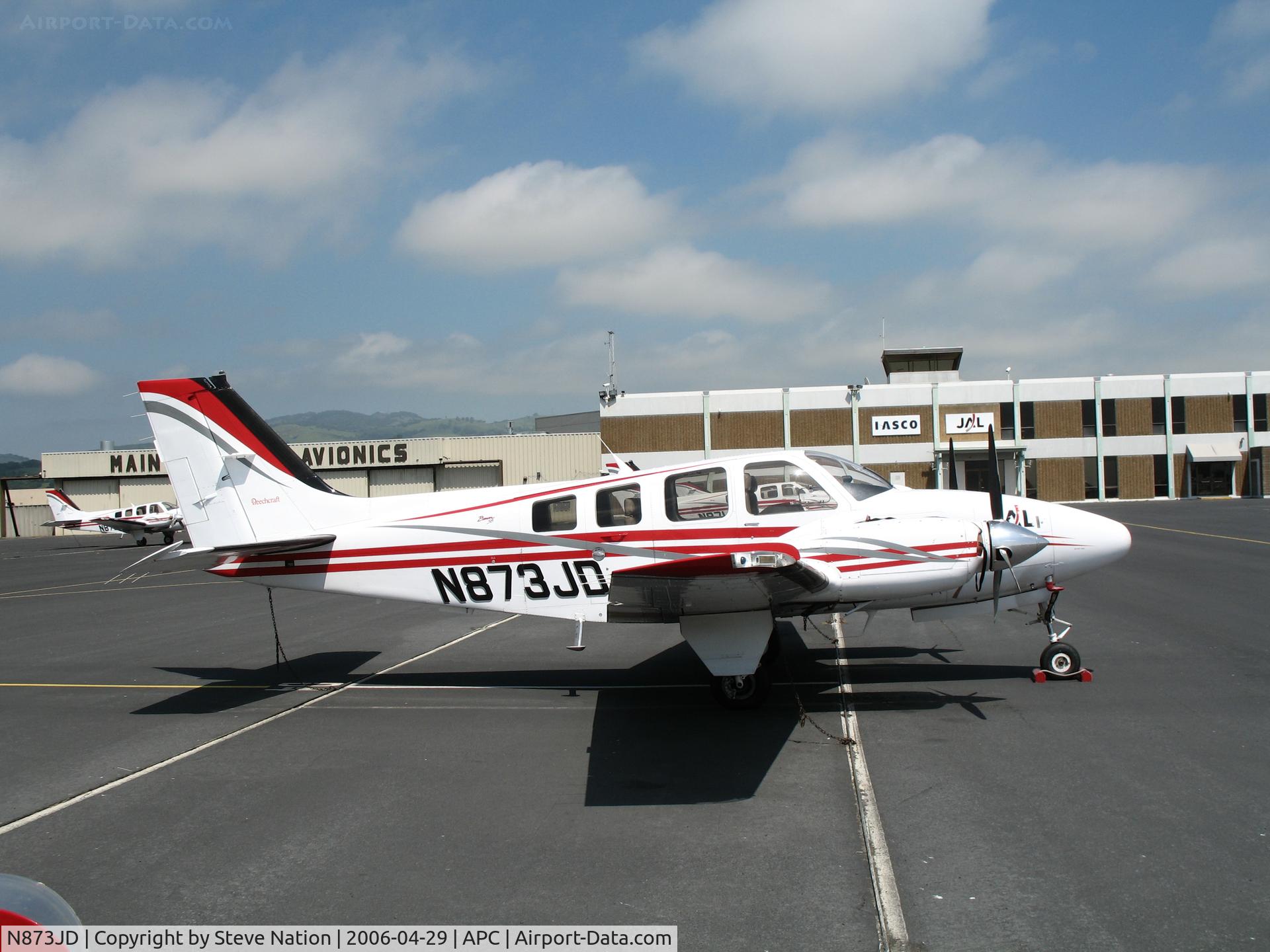 N873JD, Raytheon Aircraft Company 58 C/N TH-2044, Japan Air Lines/IASCO 2003 Raytheon 58 trainer  @ Napa County Airport, CA