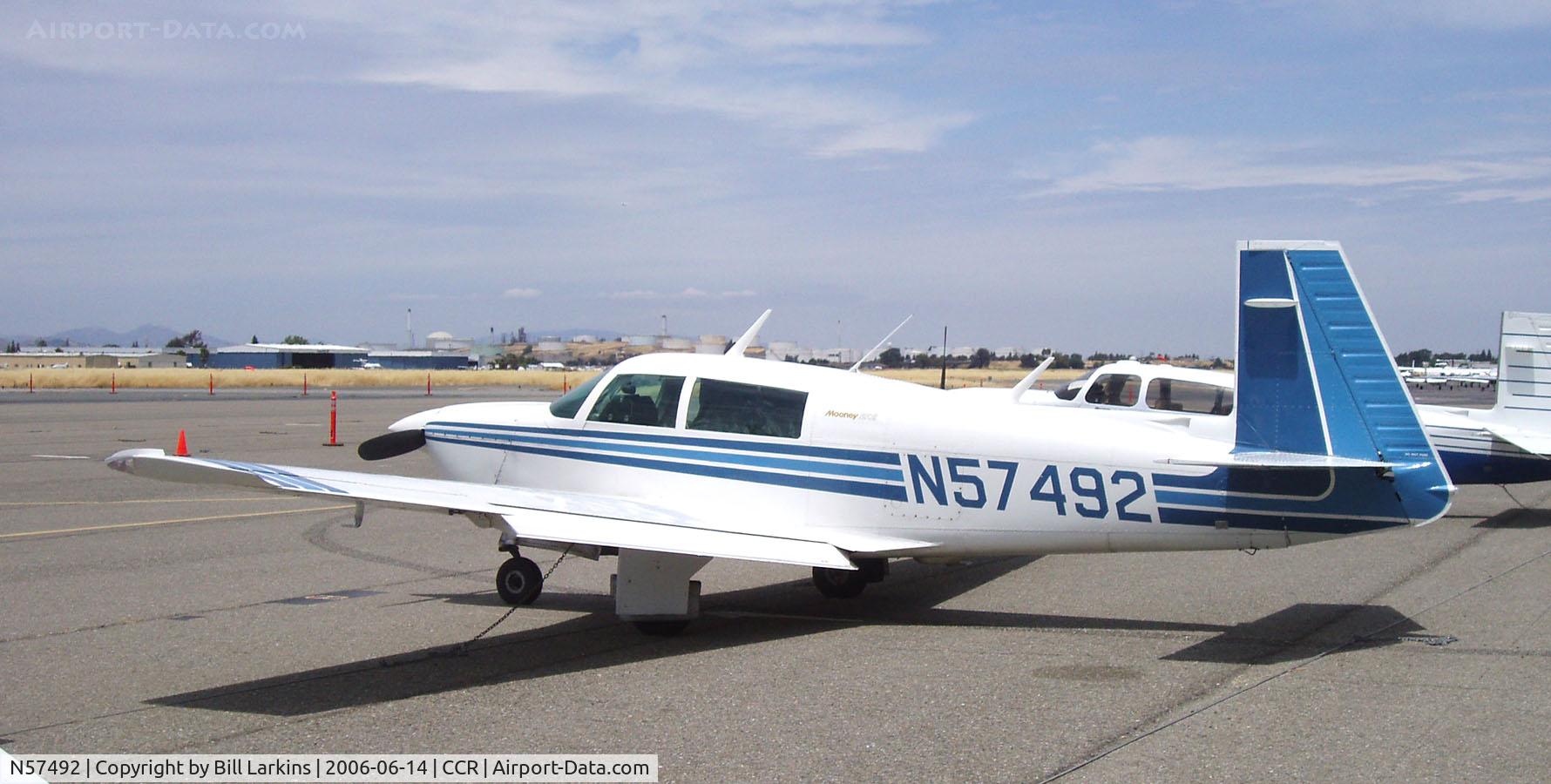 N57492, 1984 Mooney M20J 201 C/N 24-1455, Left side