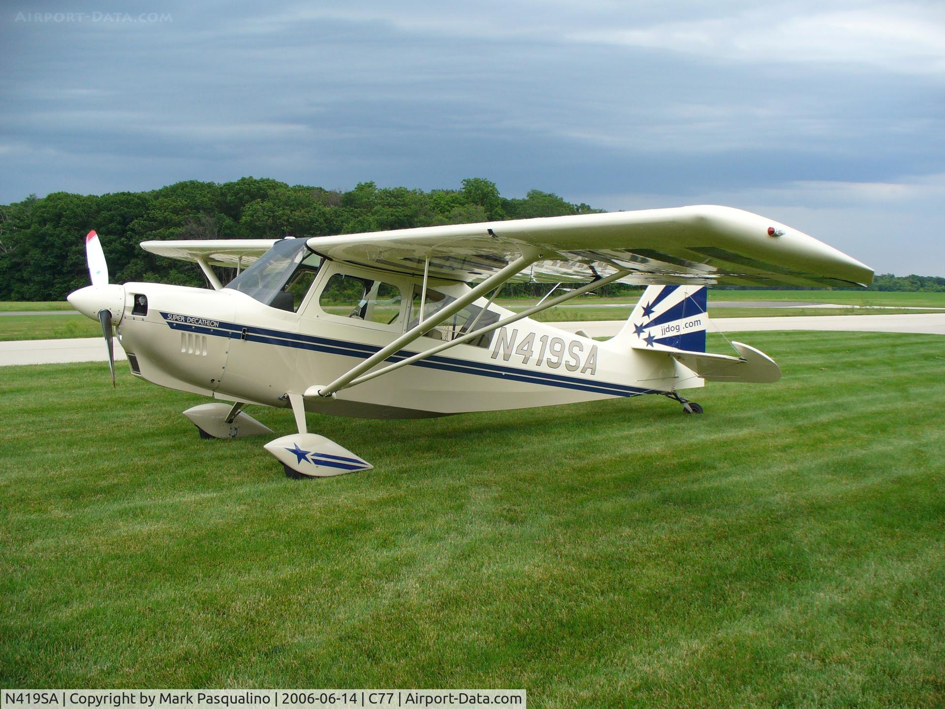 N419SA, 2003 American Champion 8KCAB Super Decathlon C/N 912-2003, 8KCAB