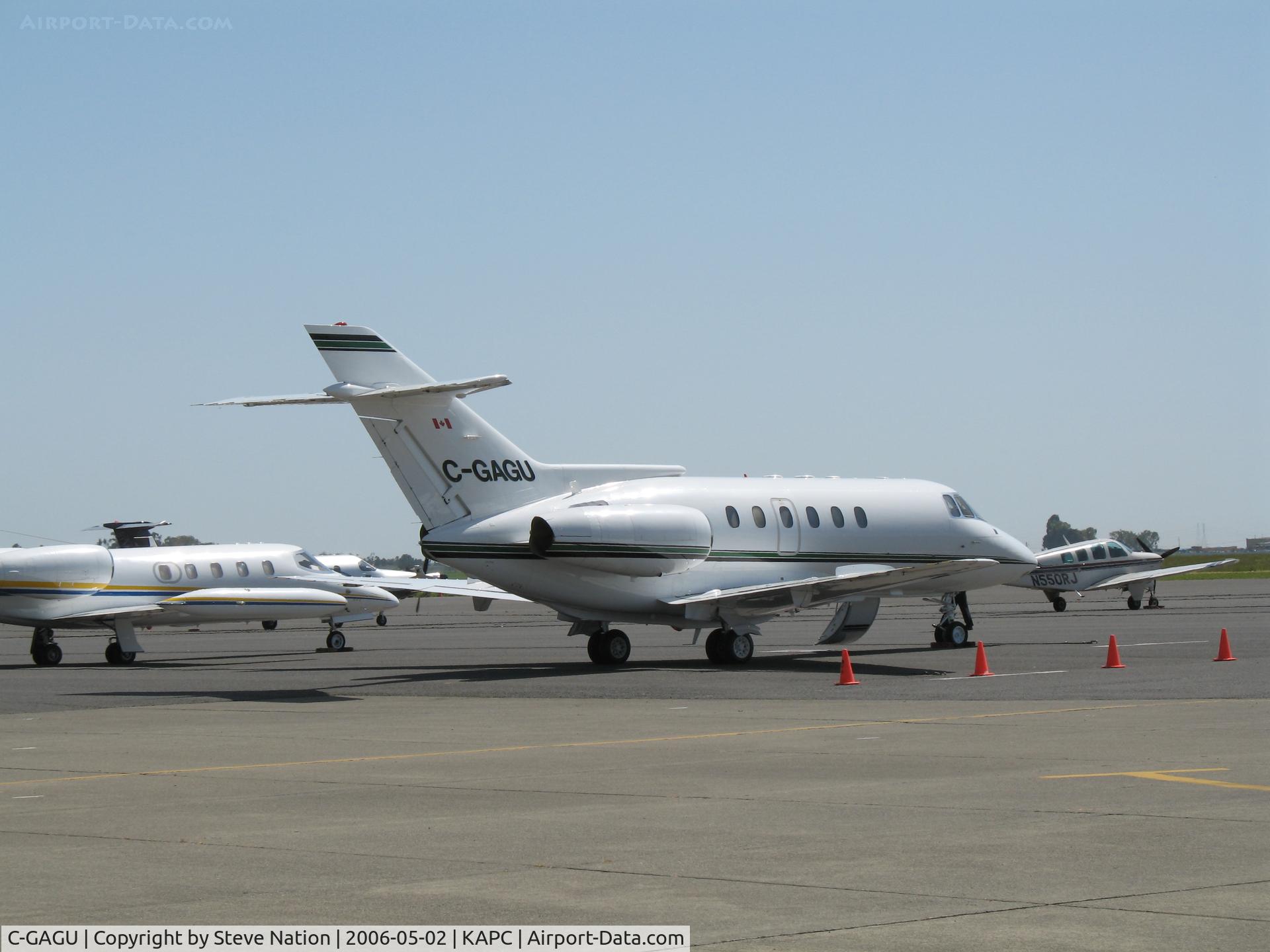 C-GAGU, 2006 Cessna 680 Citation Sovereign C/N 680-0100, 1990 British Aerospace BAE-125 Series 800 @ Napa County Airport, CA (to C-GAGQ then N861CE)