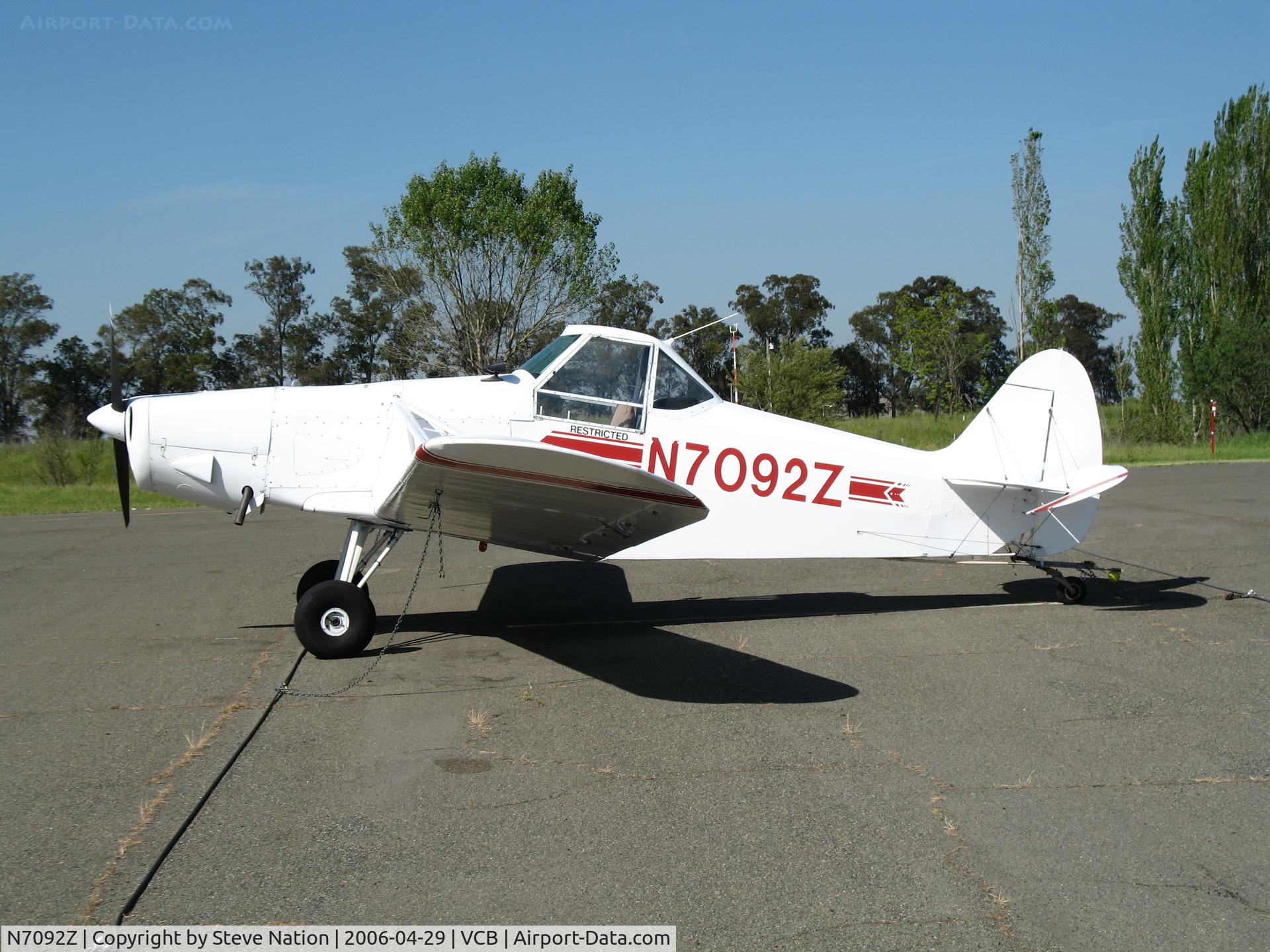 N7092Z, 1964 Piper PA-25-235 C/N 25-2879, 1964 Piper PA-25-235 Pawnee glider tug @ Nut Tree Airport, Vacaville, CA