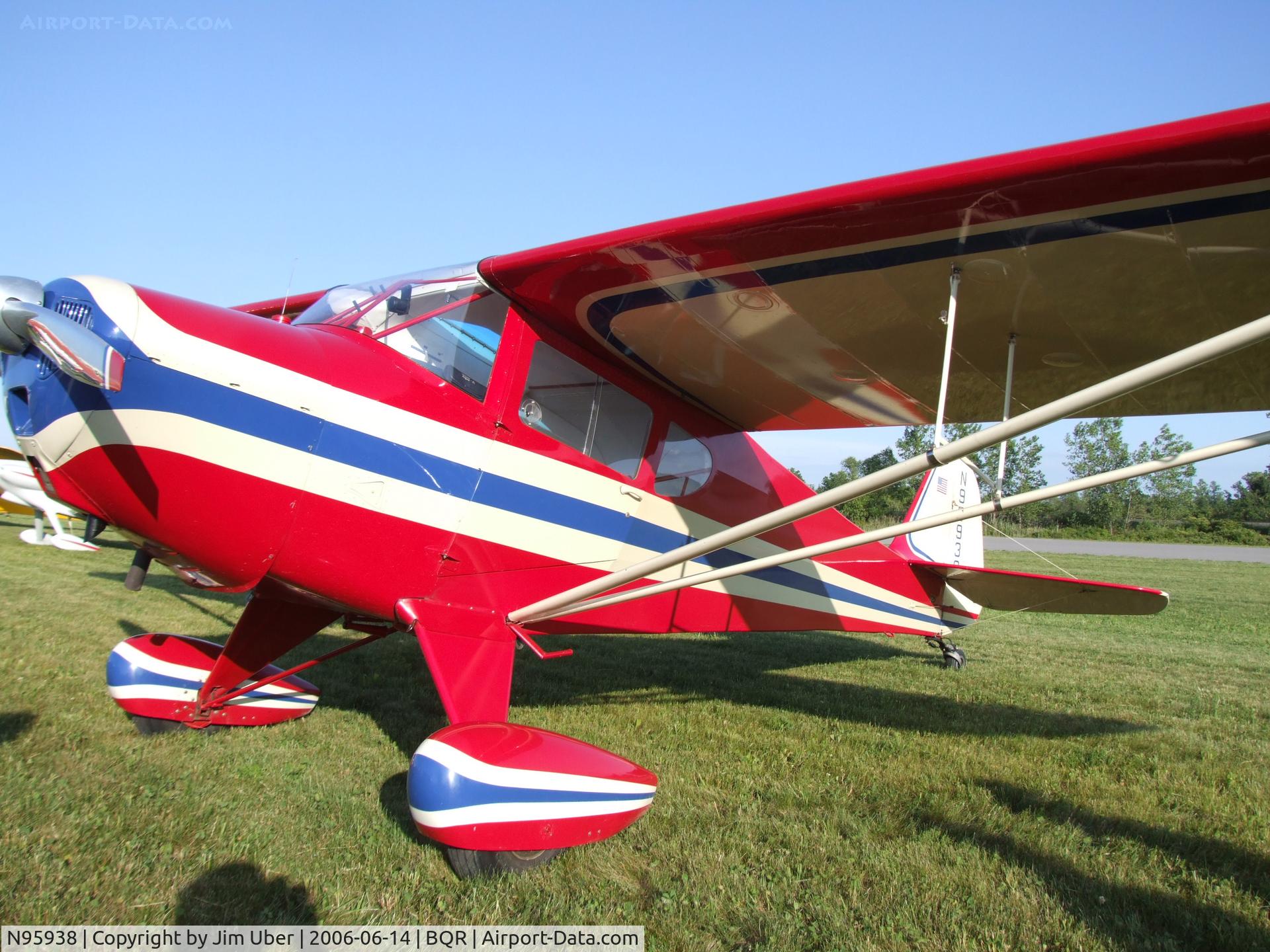 N95938, 1946 Taylorcraft BC12-D C/N 8238, A really pretty T-Craft, at EAA Fly-In