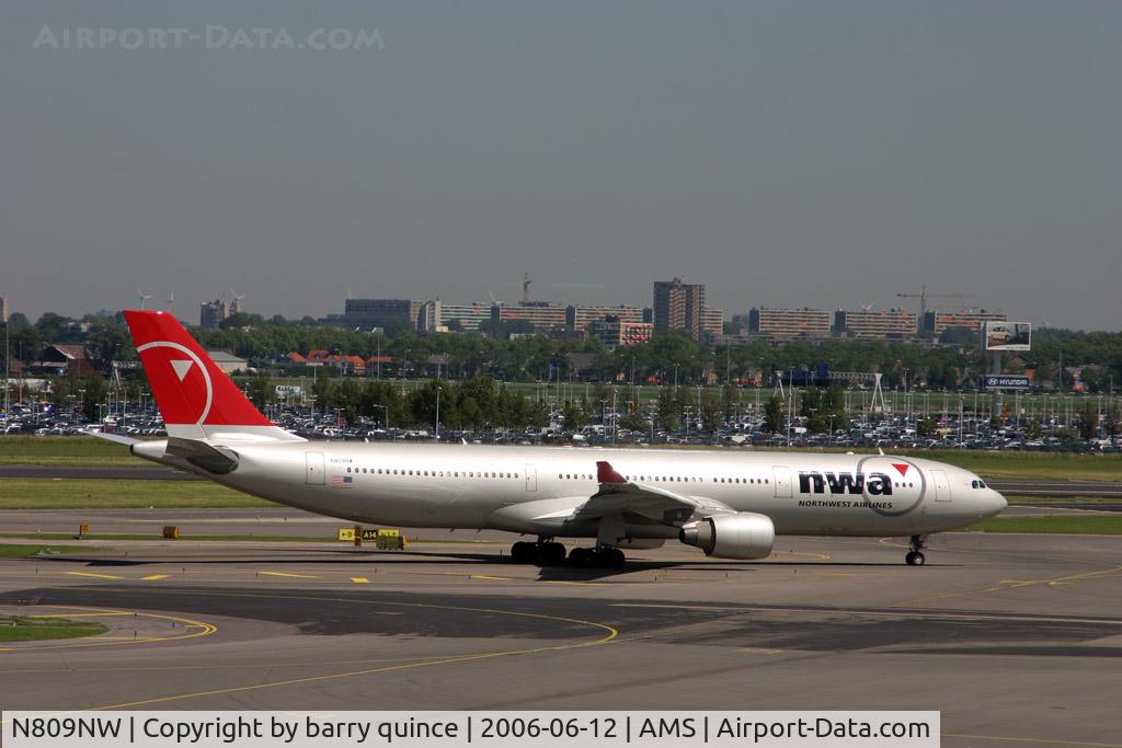 N809NW, 2005 Airbus A330-323 C/N 663, NWA A330