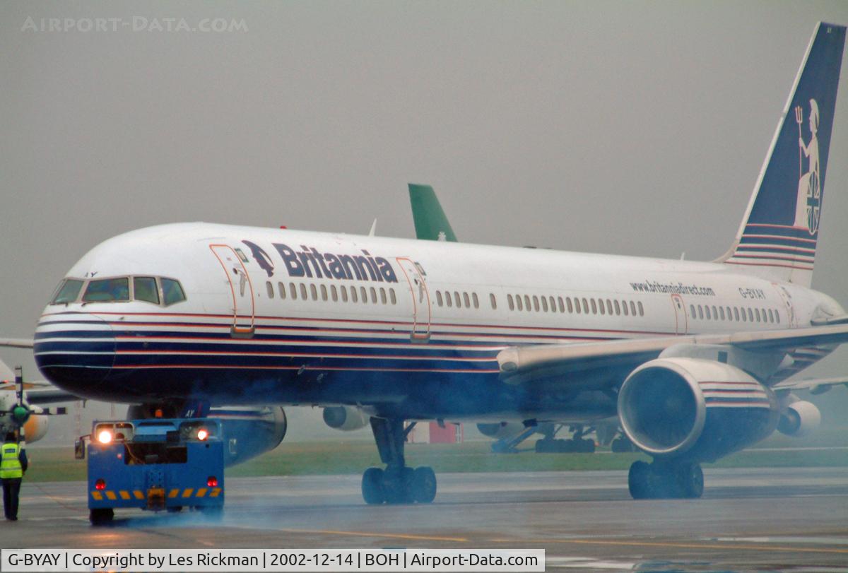 G-BYAY, 1999 Boeing 757-204 C/N 28836, Boeing 757-204