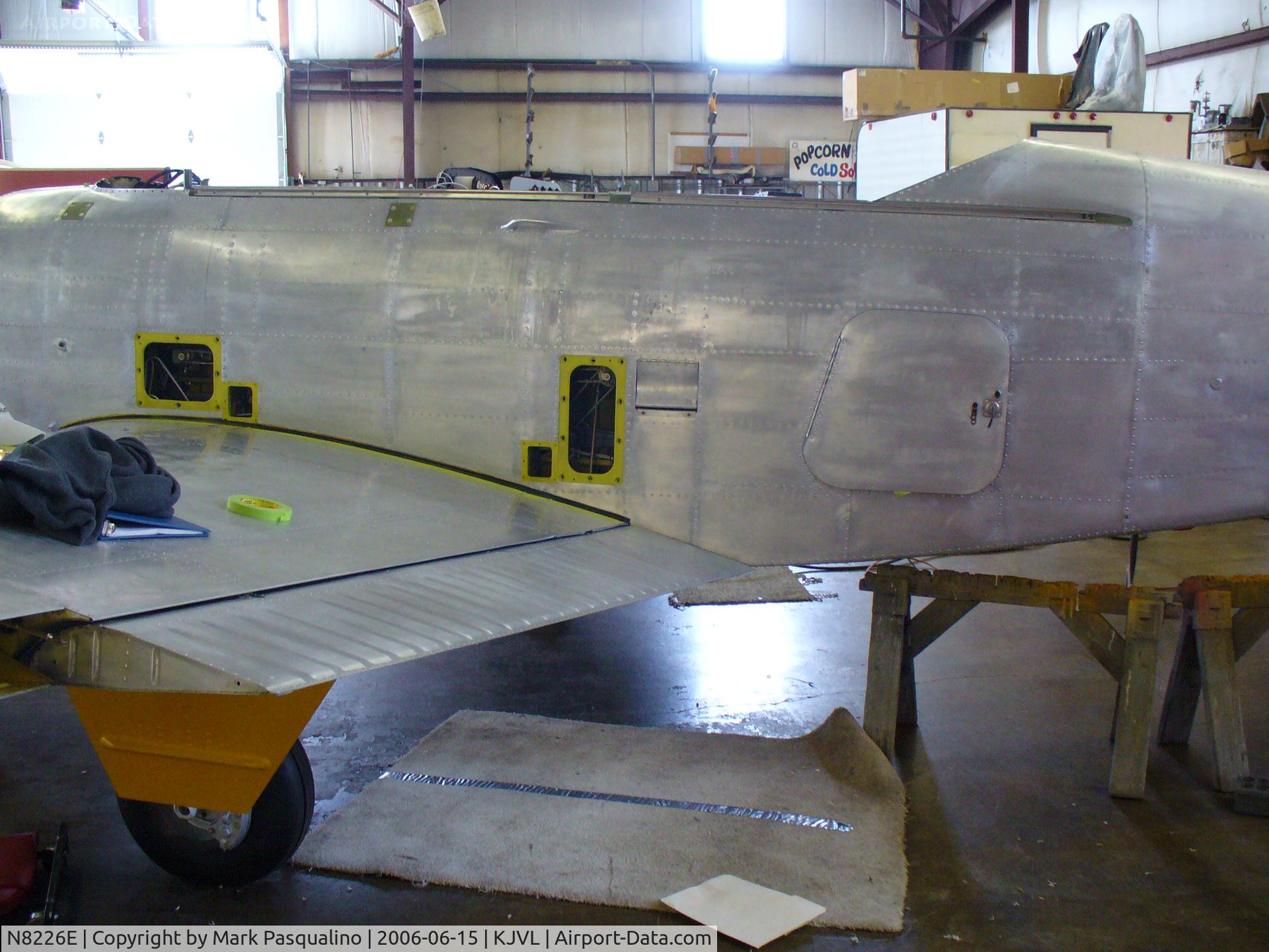 N8226E, 1957 Beech D-45 Mentor C/N BG-379, Beech T-34B project  Flaps installed