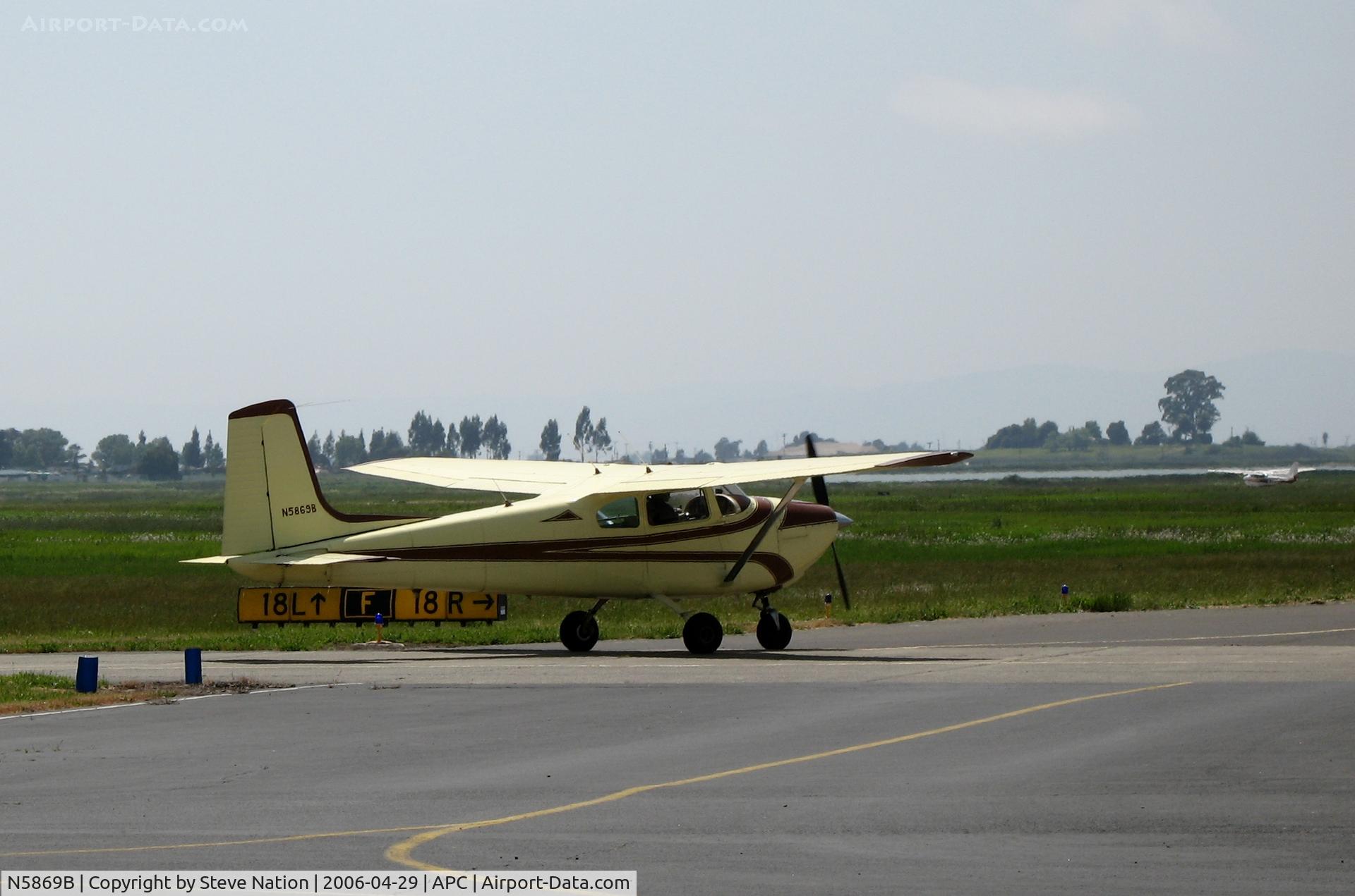 N5869B, 1956 Cessna 182A Skylane C/N 33869, 1956 straight-tailed Cessna 182A @ Napa County Airport, CA