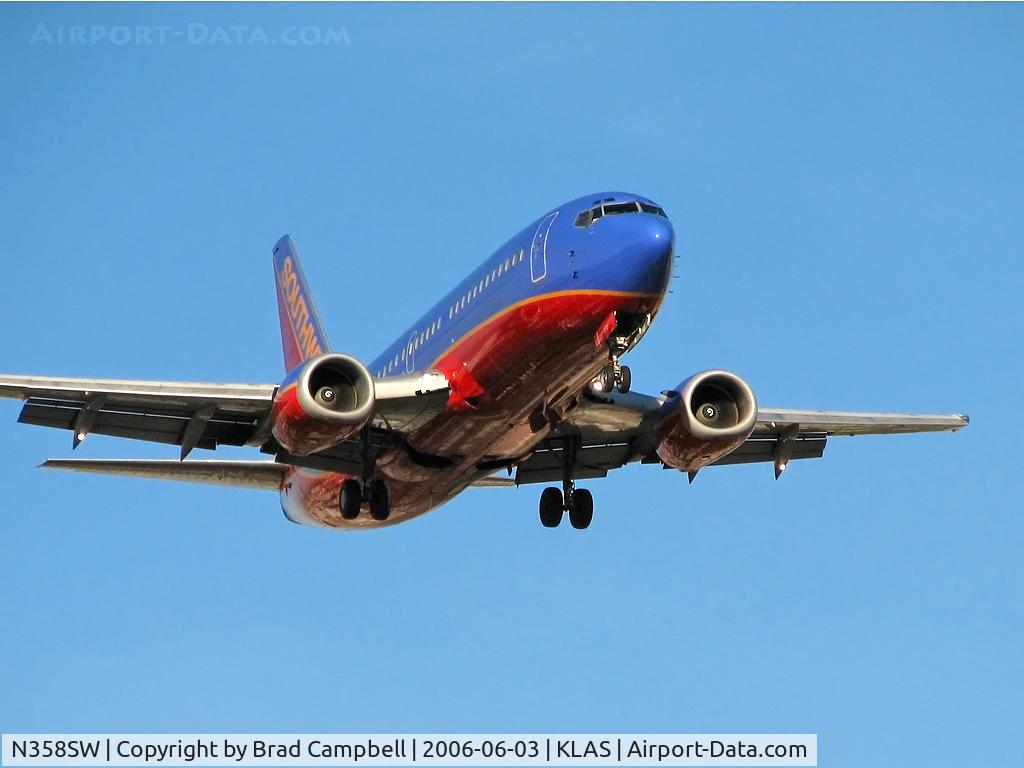 N358SW, 1992 Boeing 737-3H4 C/N 26595, Southwest Airlines / 1992 Boeing 737-3H4