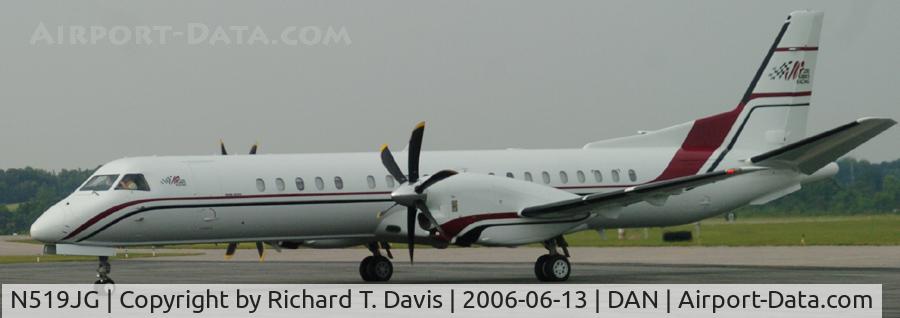 N519JG, 1995 Saab 2000 C/N 2000-017, 1995 Saab-scania - Joe Gibbs Racing in Danville Va.