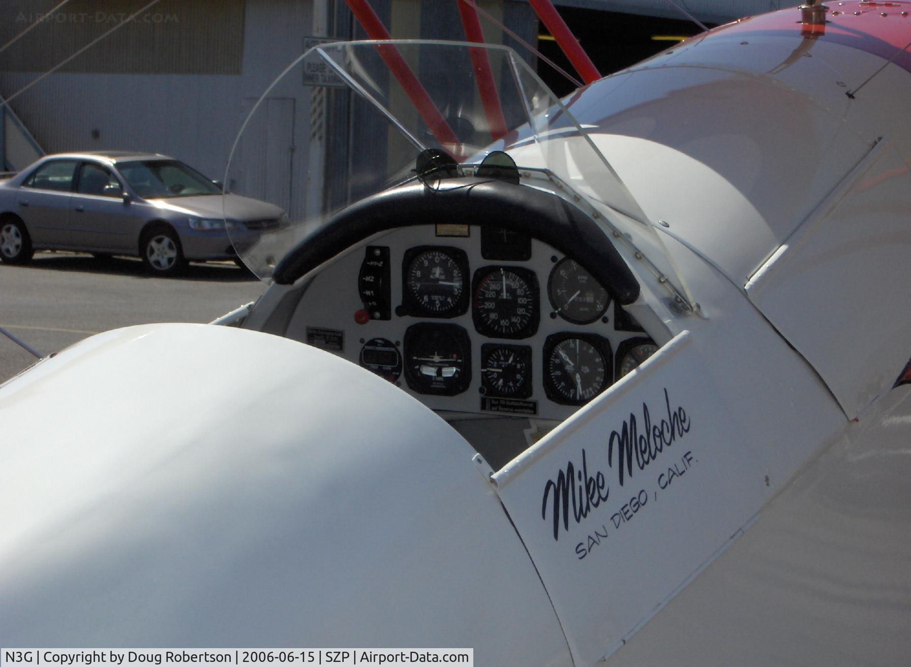 N3G, CASA 1-131E Jungmann C/N Not found E3B-474/N3G, 1985 Bucker Jungmann E3B, Lycoming AEIO-360-B 180 Hp, cockpit