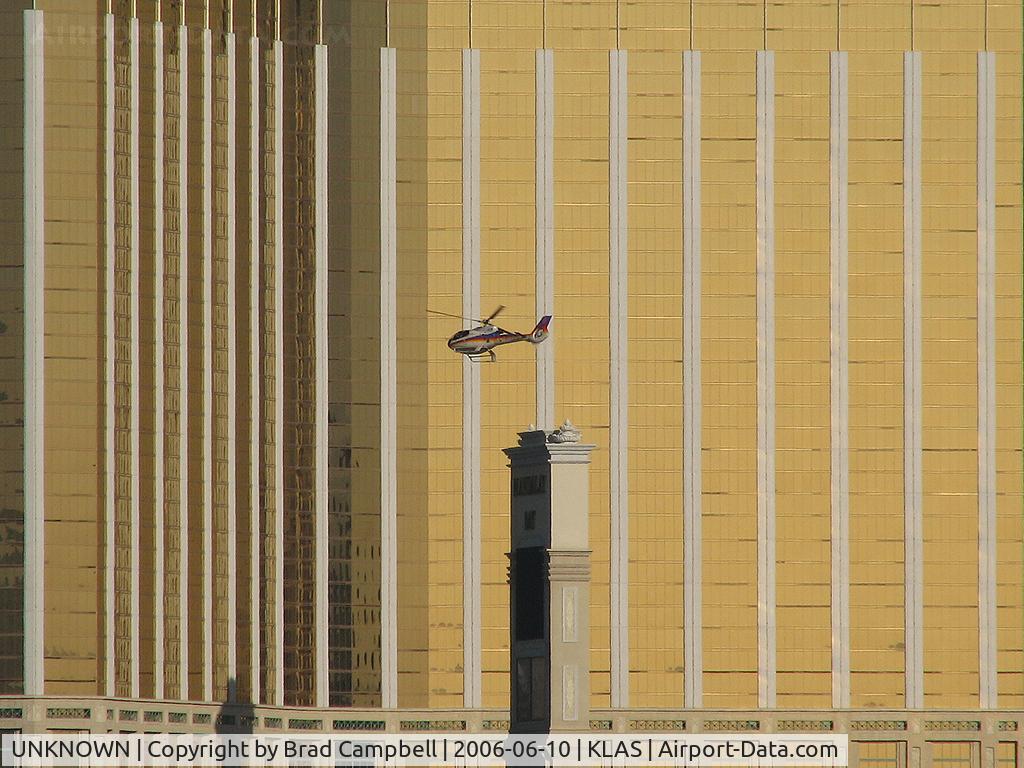UNKNOWN, Helicopters Various C/N unknown, One of the many 'Tour' Helicopter flying past Mandalay Bay. I certainly wish I had a better zoom lense.