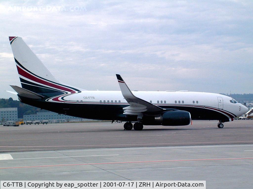 C6-TTB, Boeing 737-7AH BBJ C/N 29749/456, Taxi to Holding-point
