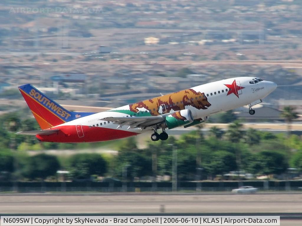 N609SW, 1995 Boeing 737-3H4 C/N 27929, Southwest Airlines - 'California' / 1995 Boeing 737-3H4