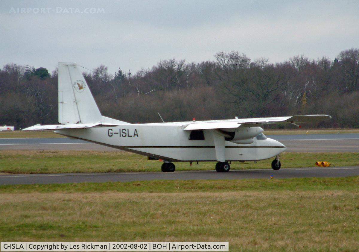 G-ISLA, 1971 Britten-Norman BN-2A-26 Islander C/N 206, BN-2A-26 Islander