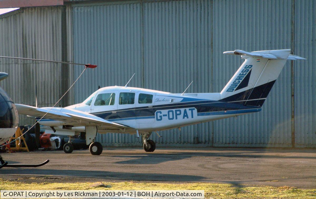 G-OPAT, 1979 Beech 76 Duchess C/N ME-304, Beech 76 Duchess