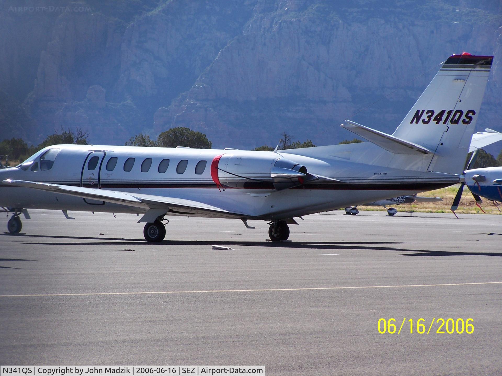 N341QS, 2008 Cessna 680 Citation Sovereign C/N 680-0225, Sedona Airport
