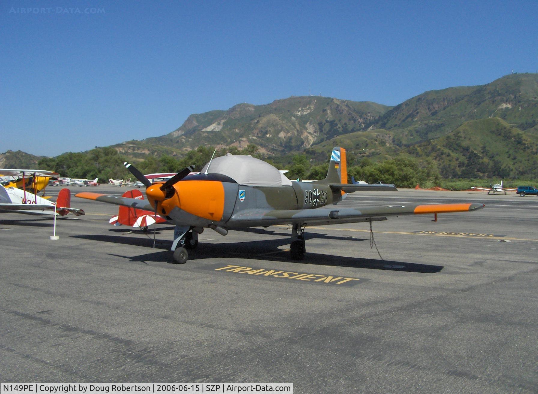 N149PE, 1958 Focke-Wulf FWP-149D C/N 030, 1958 Focke-Wulf P.149D, Lycoming GO-480 295 Hp, license built version of Piaggio P.149D version for West German Luftwaffe