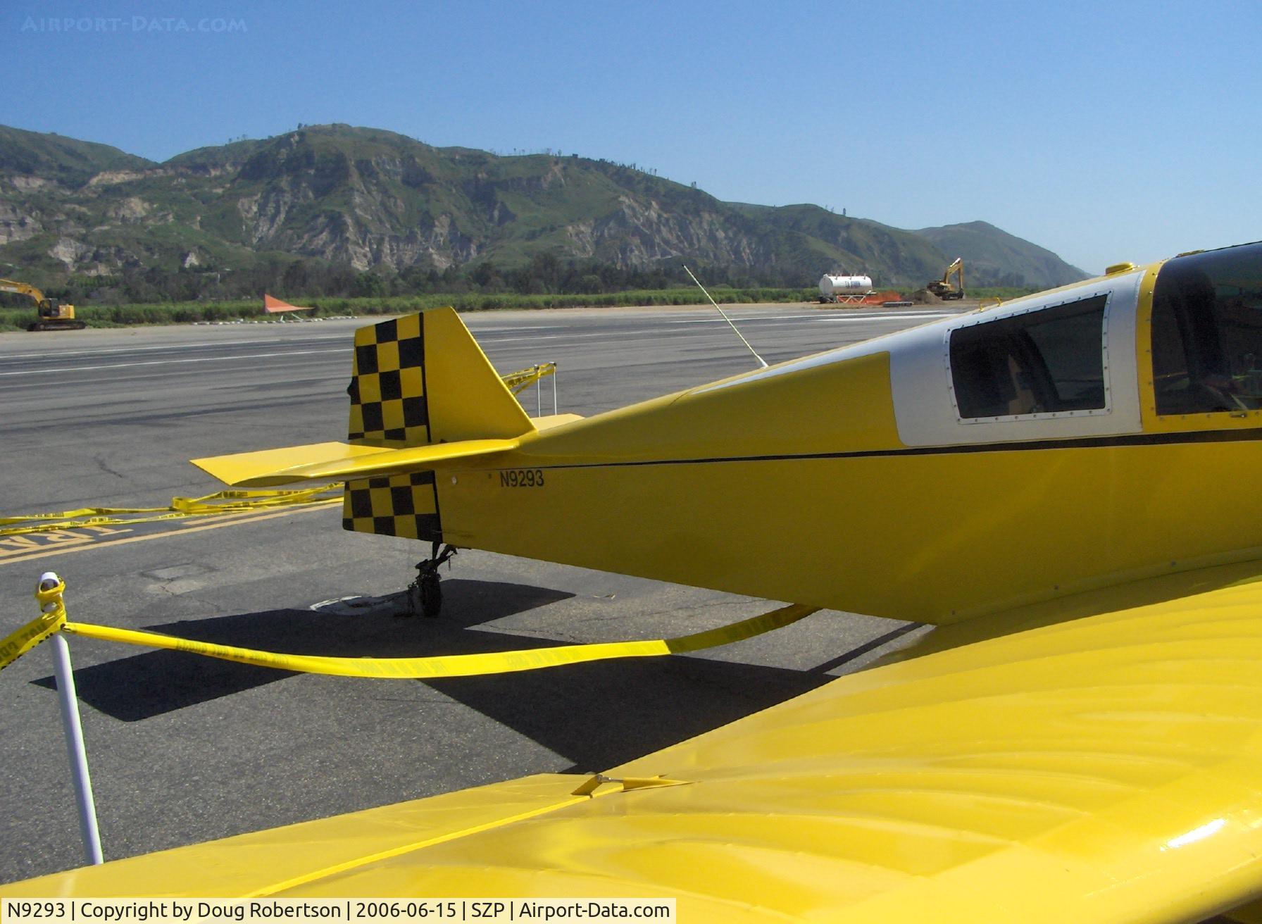 N9293, 1974 Jodel F-12 C/N 8019, 1974 Ries Jodel F-12, Franklin 4B1 130 Hp, angled aileron actuator hinge