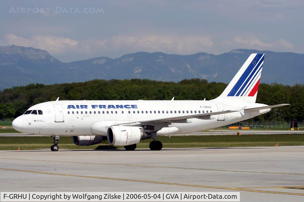 F-GRHU, 2001 Airbus A319-111 C/N 1471, visitor