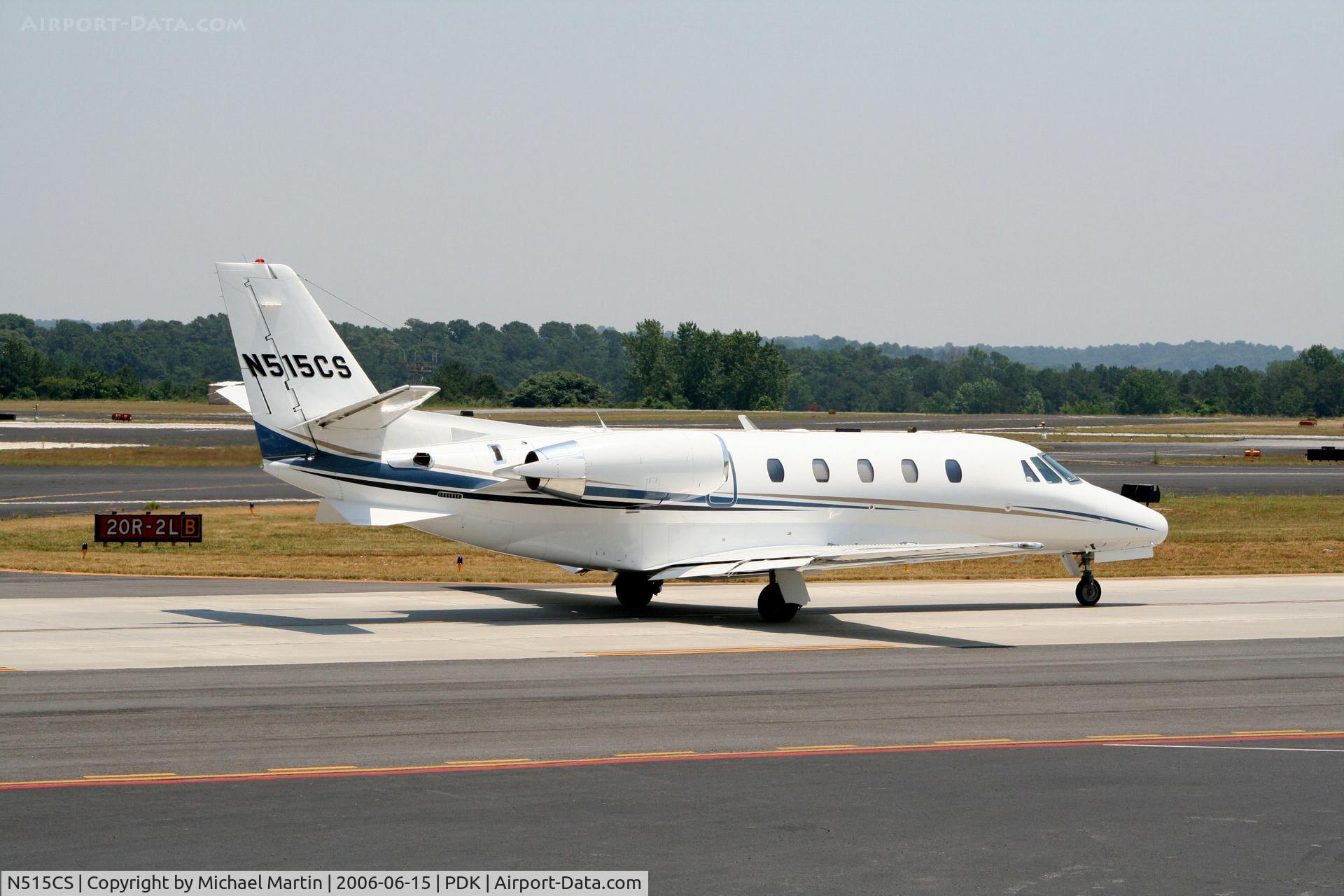 N515CS, 2003 Cessna 560XL Citation Excel C/N 560-5335, Taxing to Runway 20R