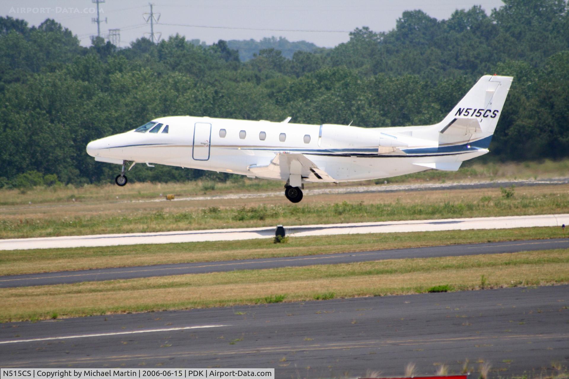 N515CS, 2003 Cessna 560XL Citation Excel C/N 560-5335, Departing Runway 20R