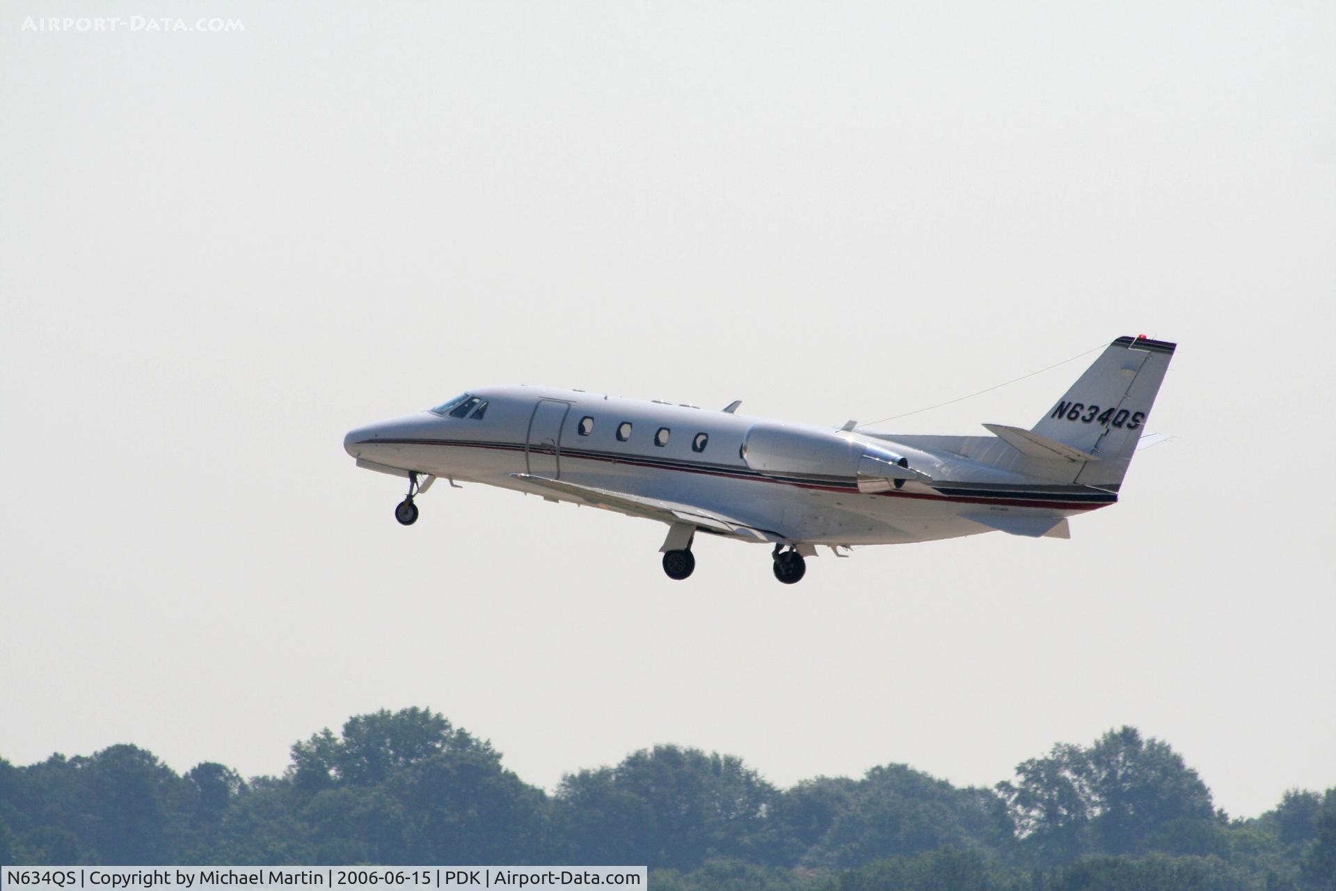 N634QS, 2005 Cessna 560XL Citation XLS C/N 560-5558, Departing Runway 20R