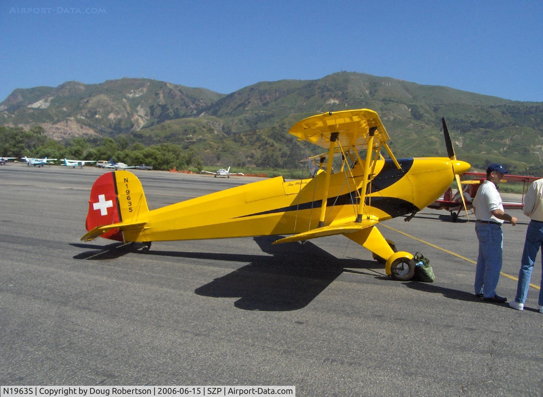 N1963S, 1963 CASA 1-131E Jungmann C/N Not found E3B-616/N1963S, 1963 Bucker Jungmann 131, Lycoming O&VO-360 180 Hp upgrade