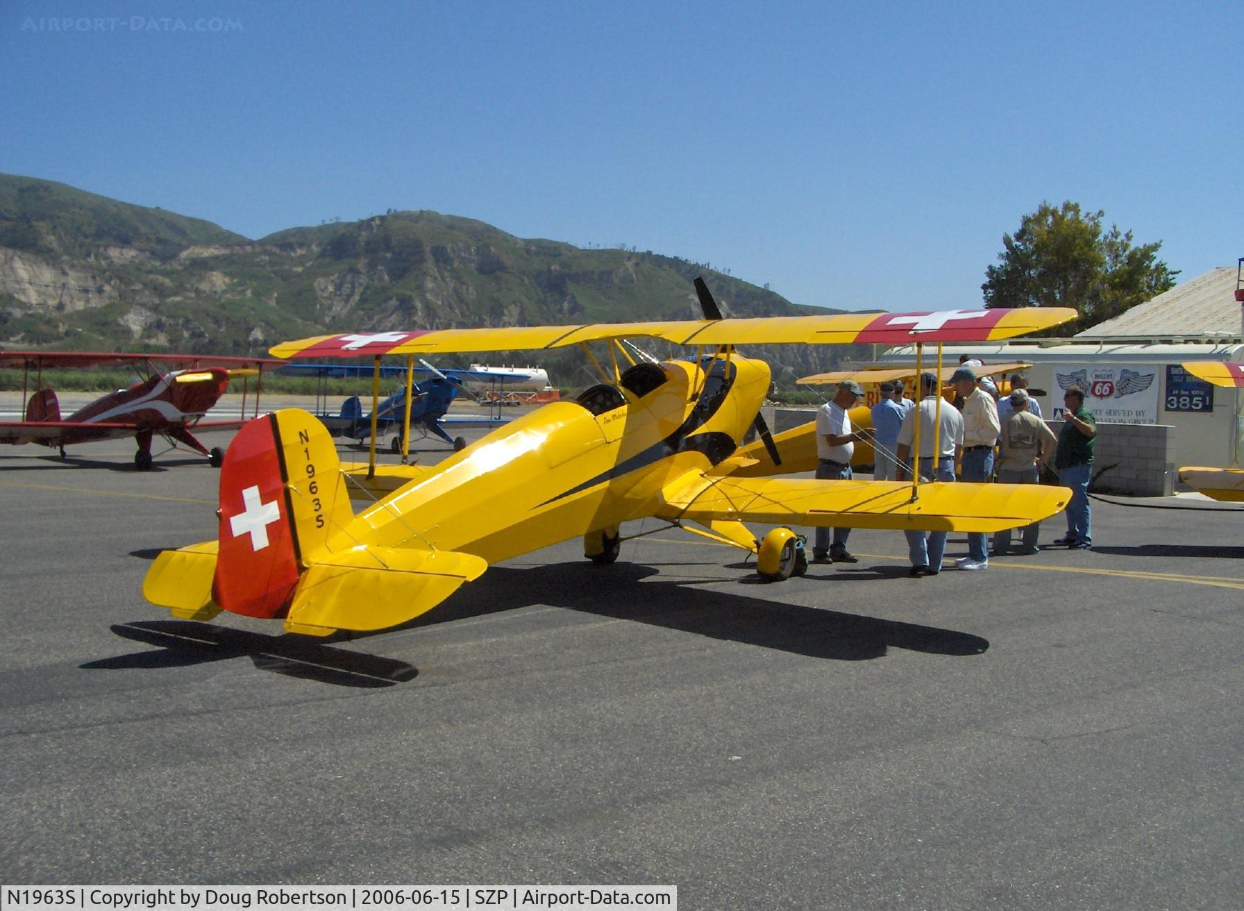 N1963S, 1963 CASA 1-131E Jungmann C/N Not found E3B-616/N1963S, 1963 Bucker Jungmann 131, Lycoming O&VO-360 180 Hp upgrade