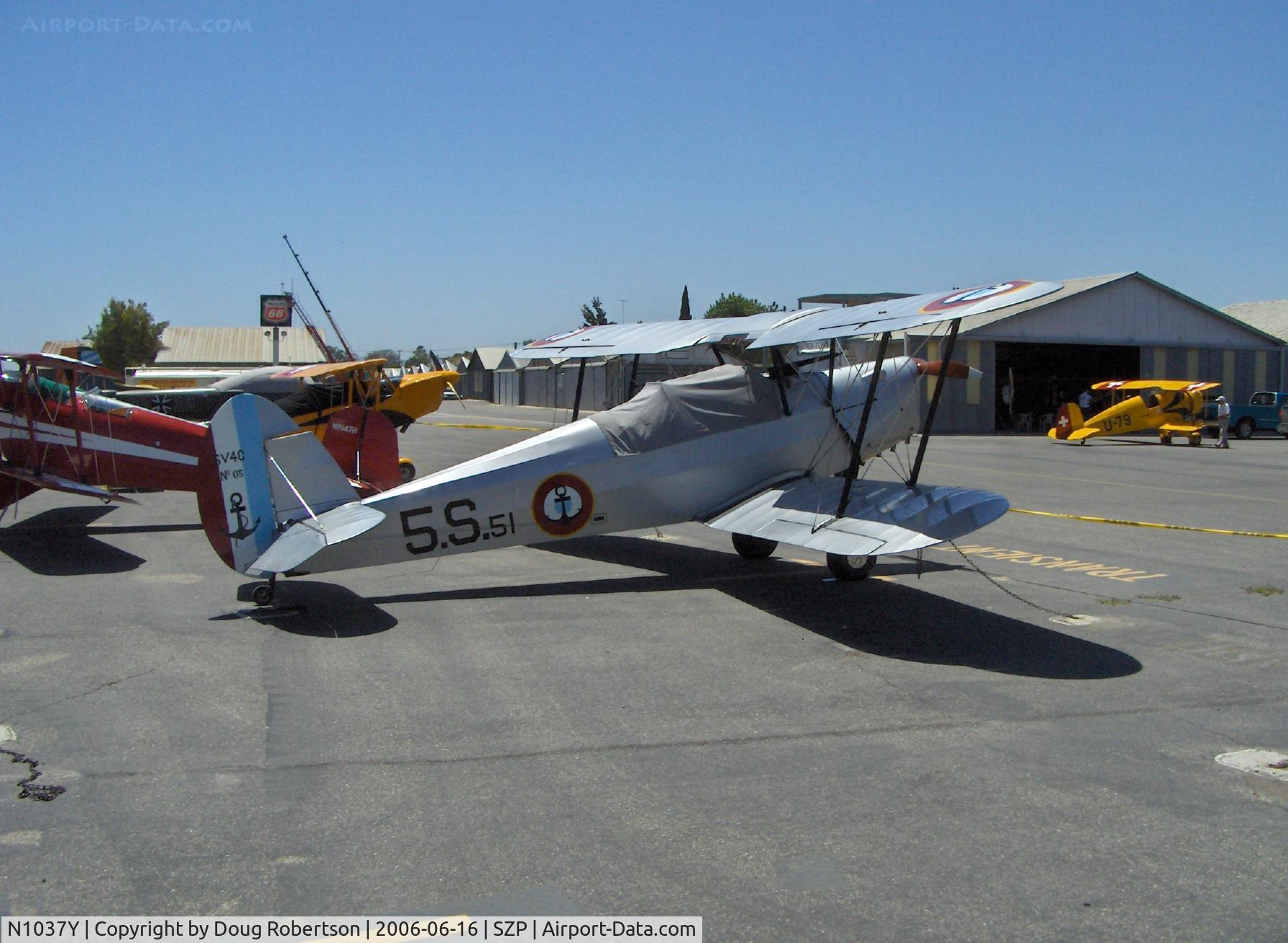 N1037Y, 1947 Stampe-Vertongen SV-4C C/N 1051, 1947 Societe Stampe et Renard S.V.4C, Renault H.P03 140 Hp, at 2006 National Bucker Flyin