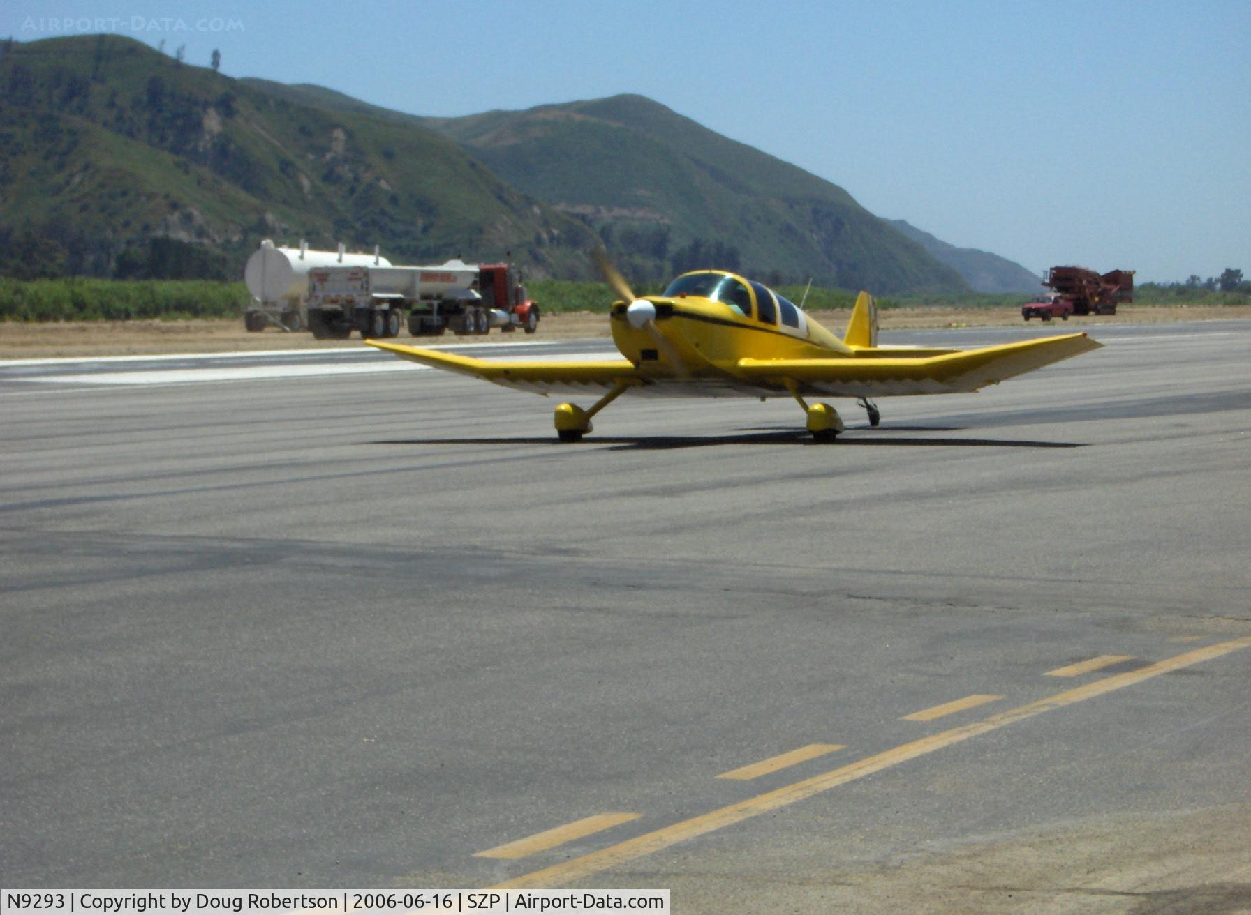 N9293, 1974 Jodel F-12 C/N 8019, 1974 Ries Jodel F-12, Franklin 4B1 130 Hp, taxi after landing Runway 22