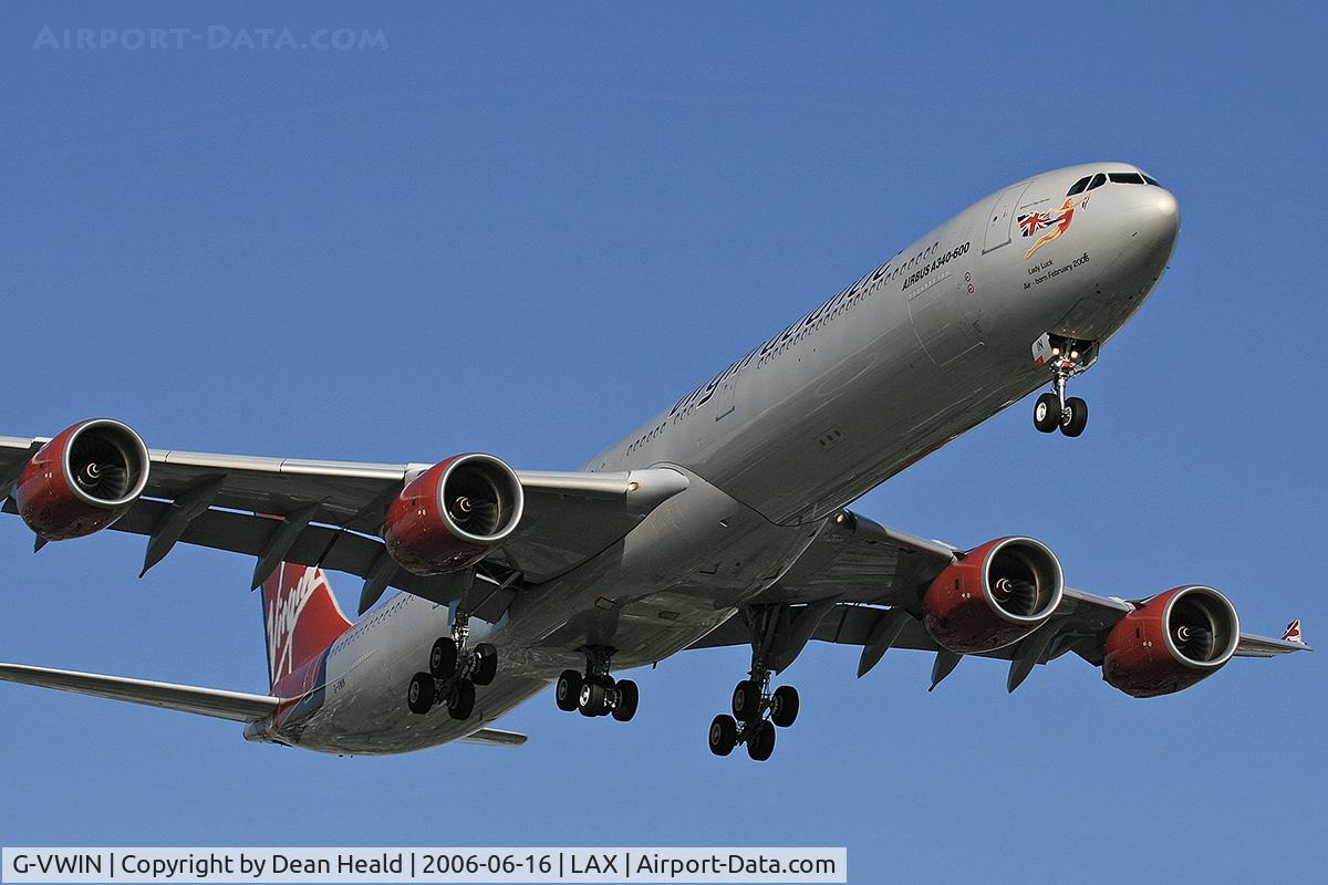 G-VWIN, 2006 Airbus A340-642 C/N 736, Virgin Atlantic G-VWIN 