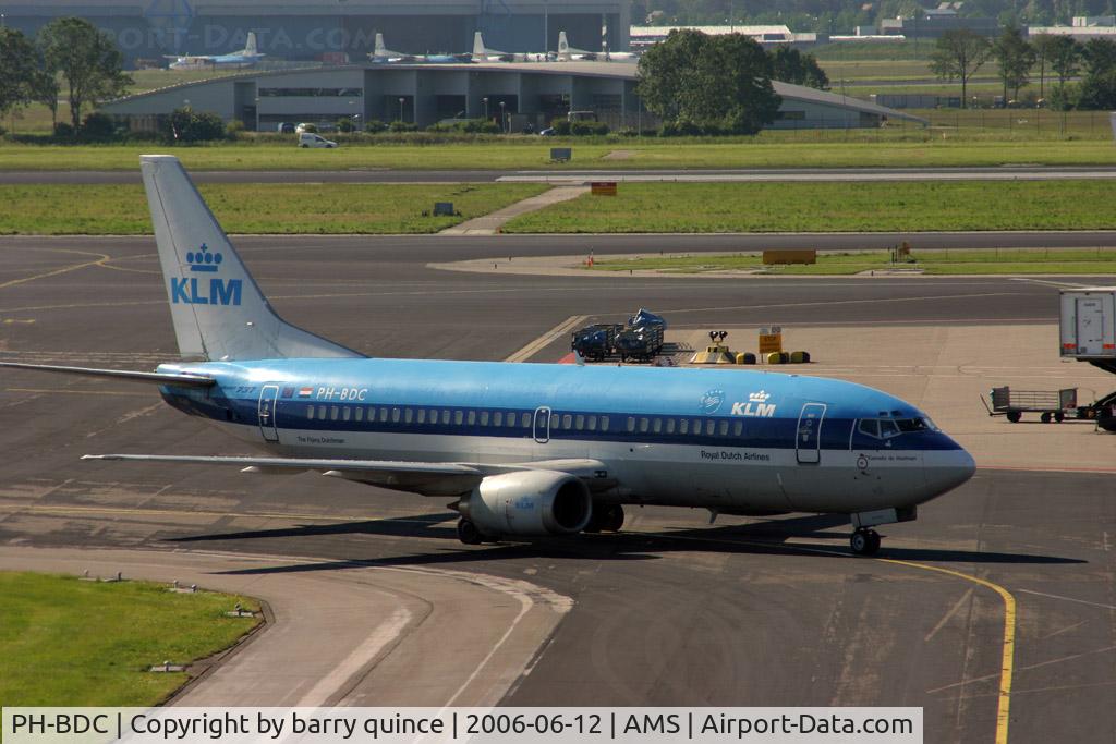 PH-BDC, 1986 Boeing 737-306 C/N 23539, KLM 737
